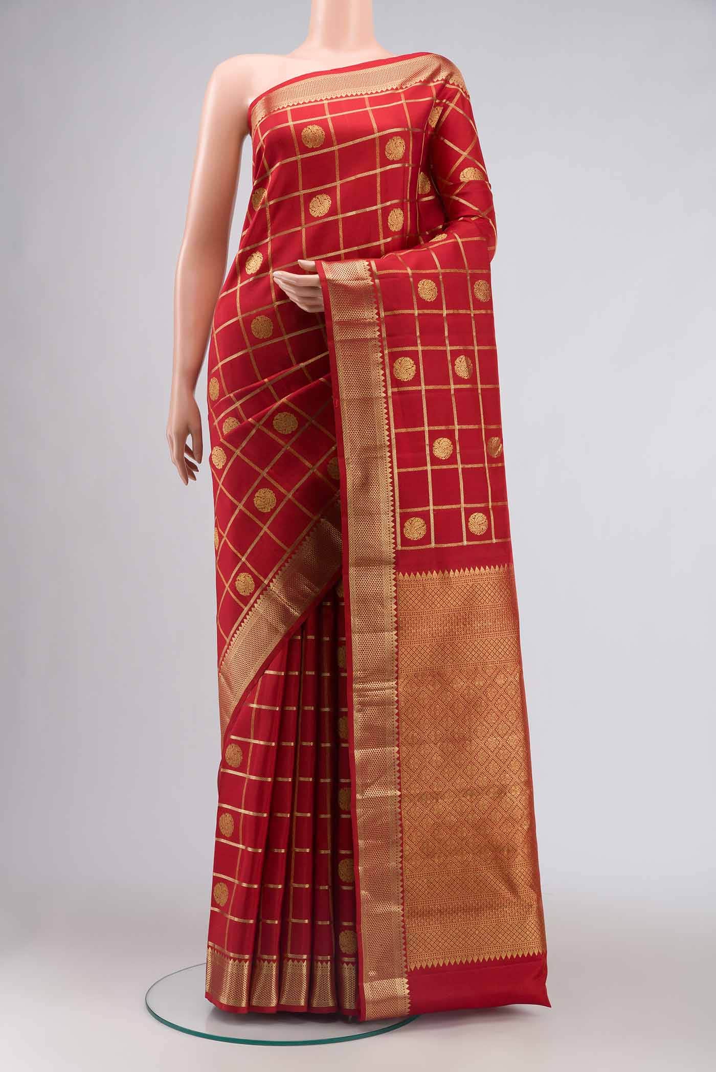 Red Kanchipuram Silk Saree