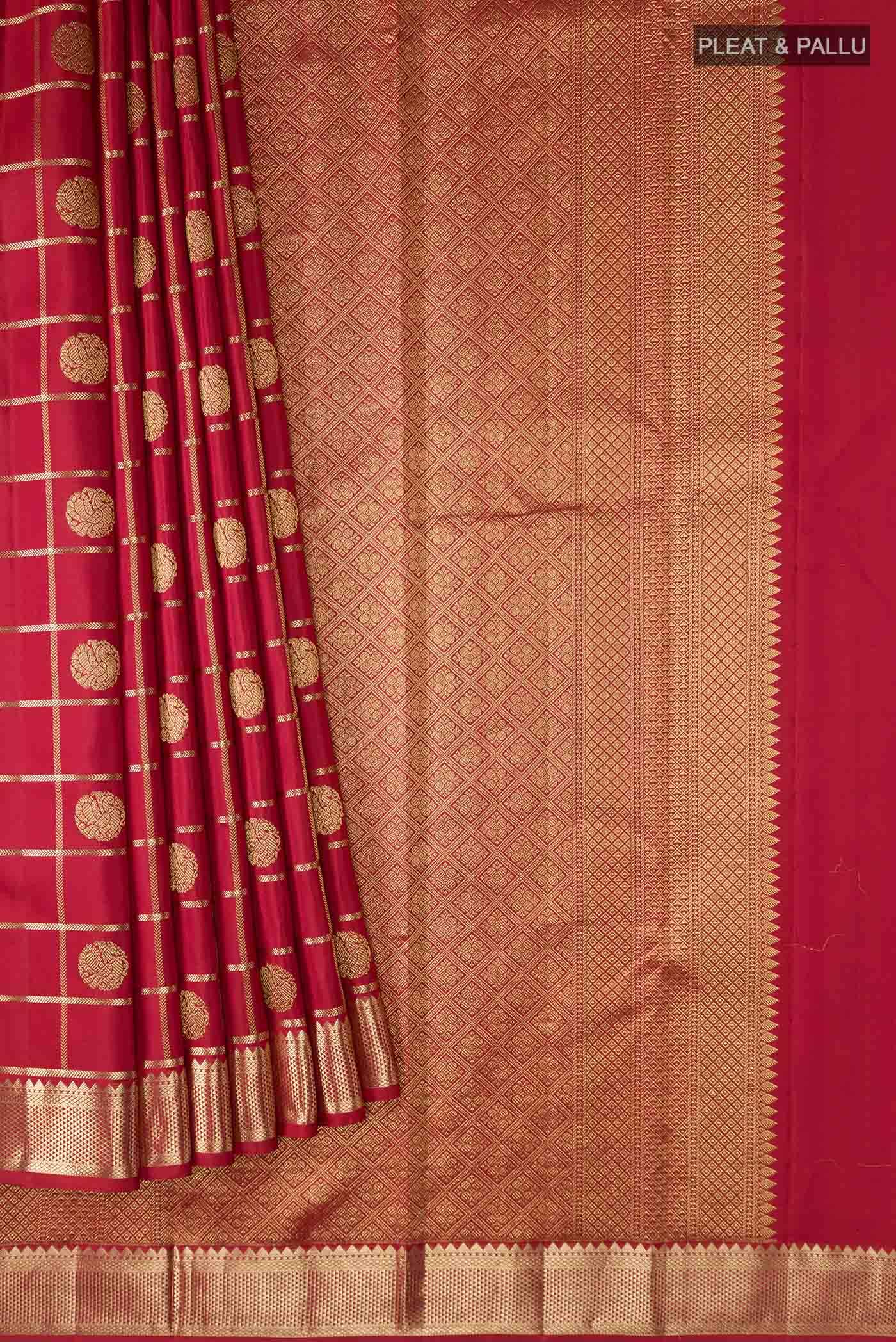 Red Kanchipuram Silk Saree