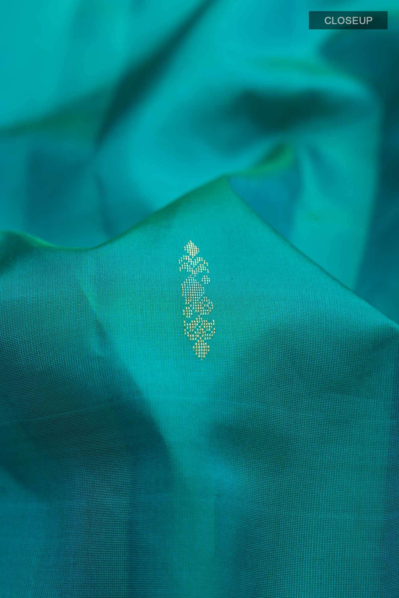 Blue Kanchipuram Silk Saree
