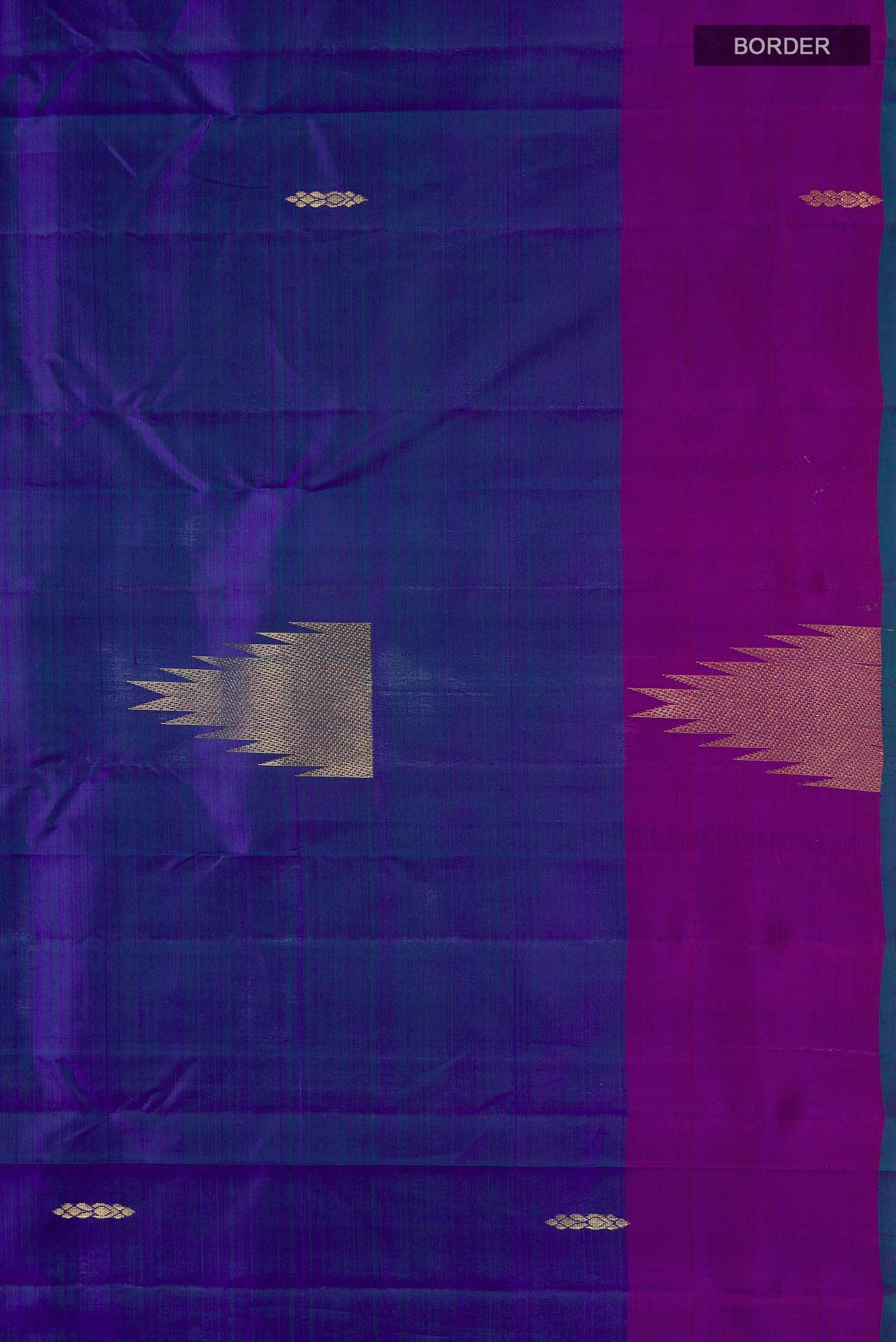 Blue Kanchipuram Silk Saree