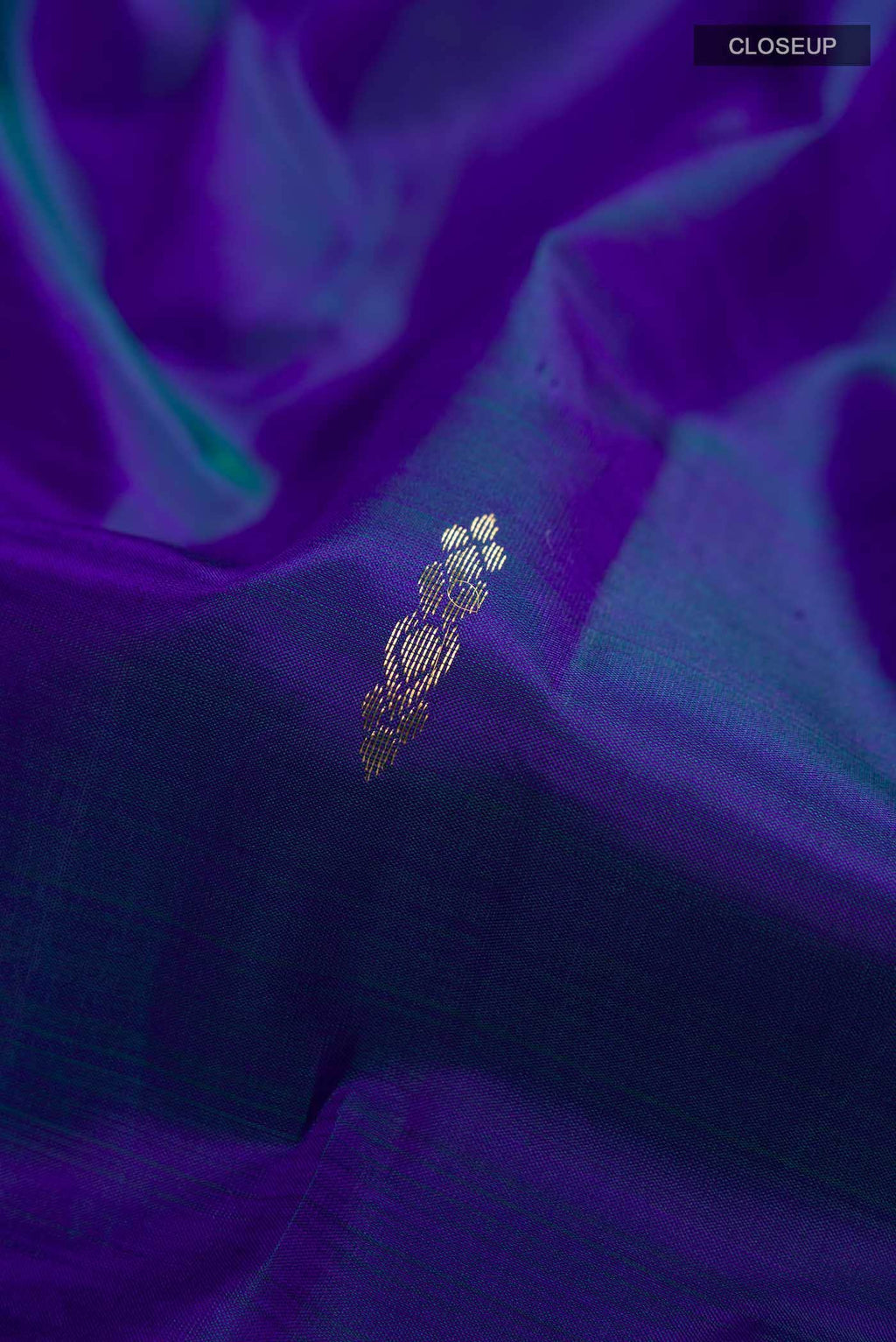 Blue Kanchipuram Silk Saree