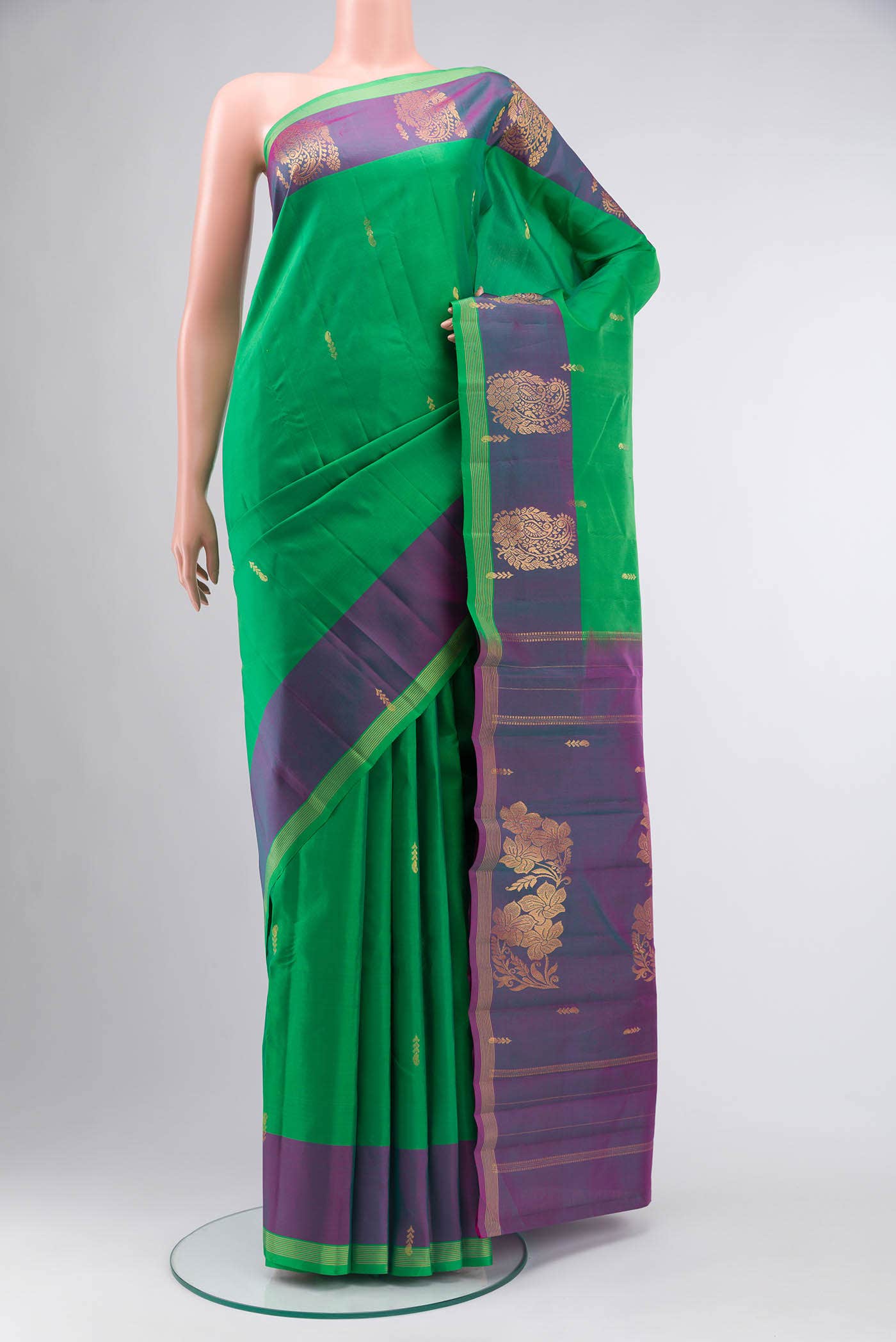 Green Kanchipuram Silk Saree