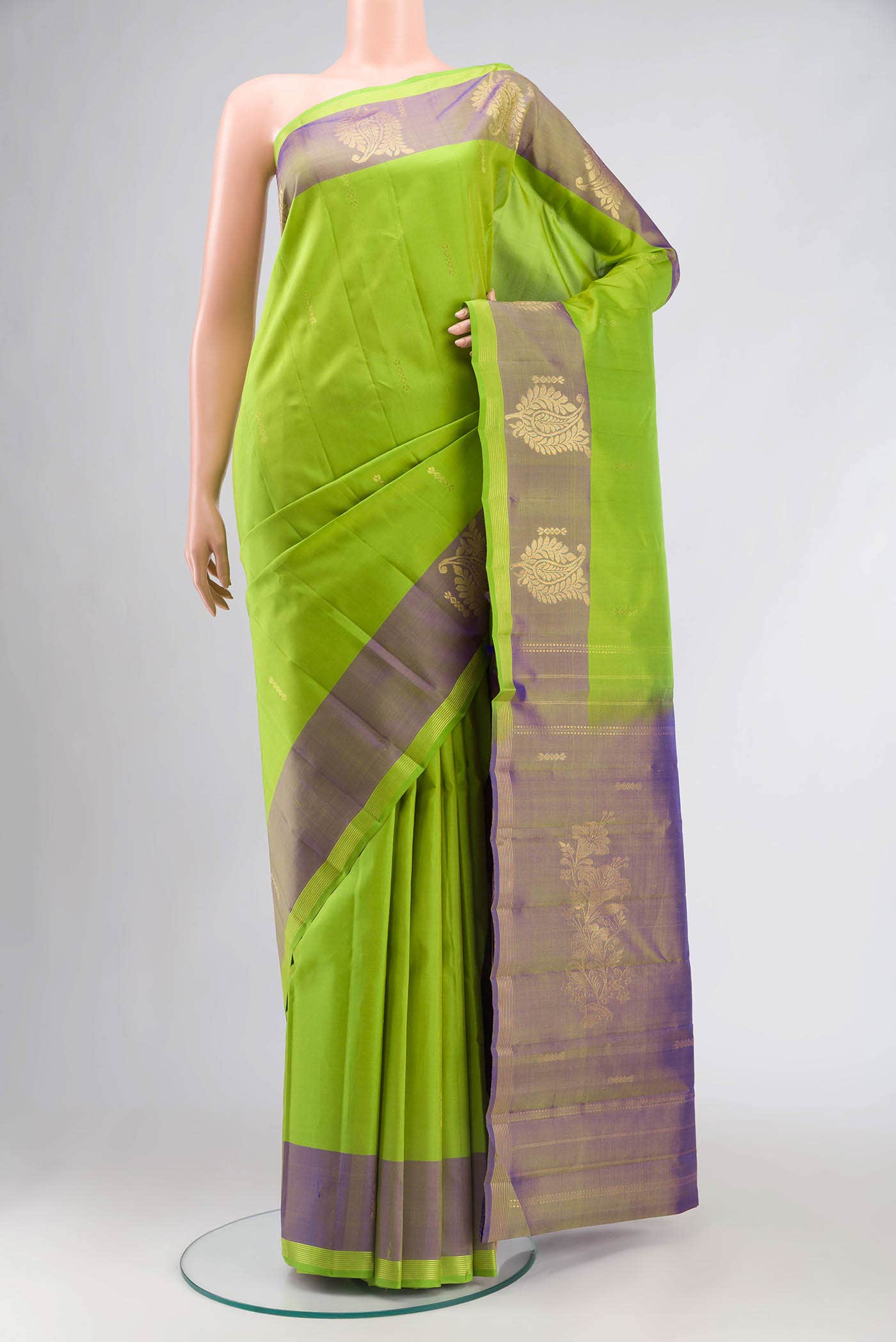 Green Kanchipuram Silk Saree