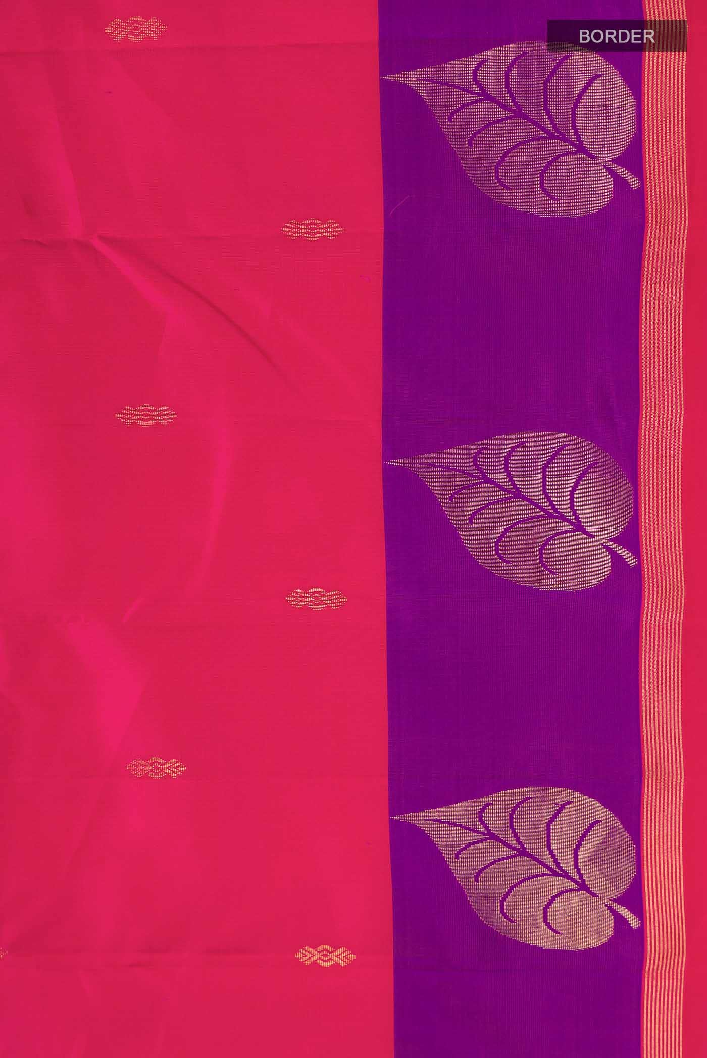Pink Kanchipuram Silk Saree