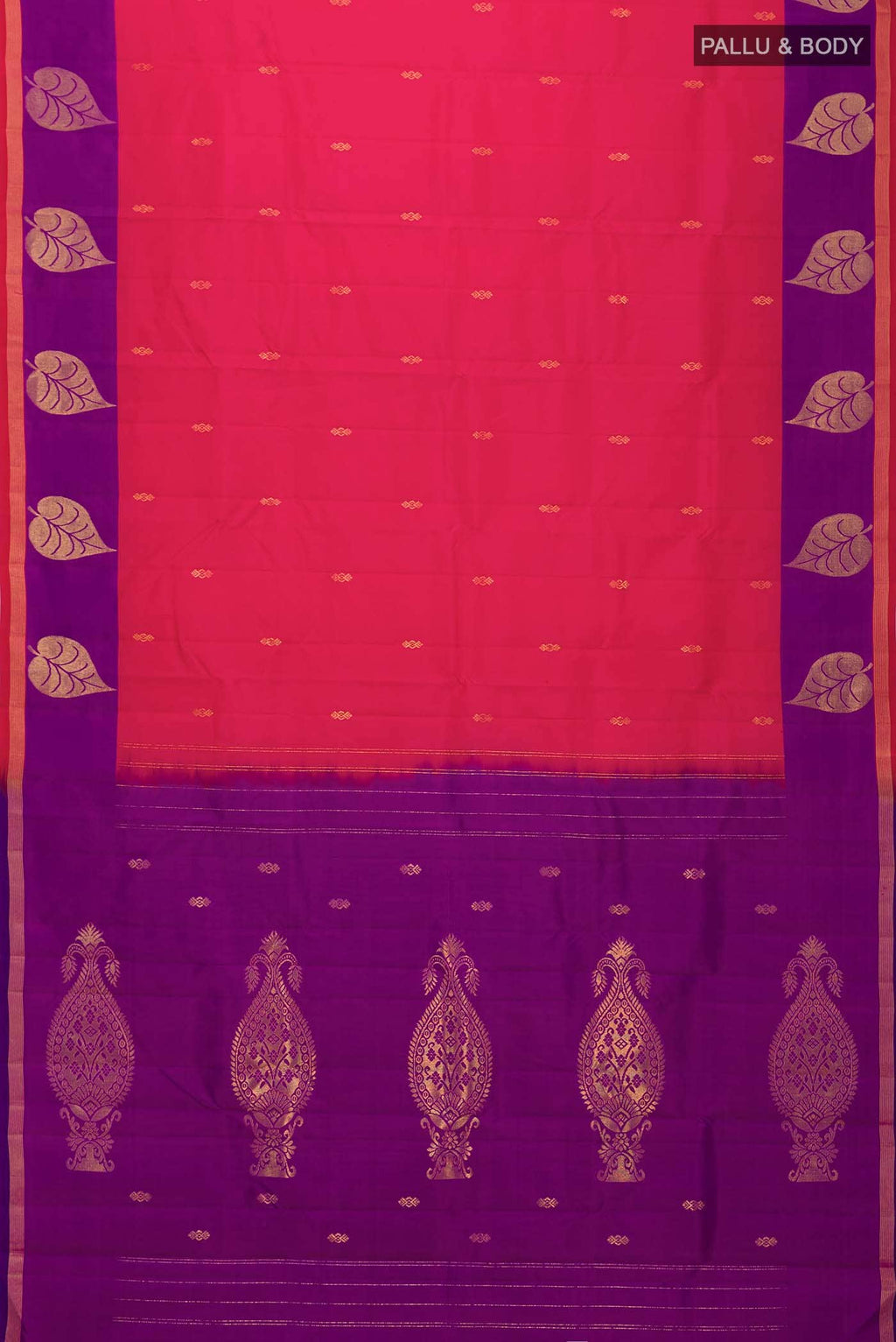 Pink Kanchipuram Silk Saree