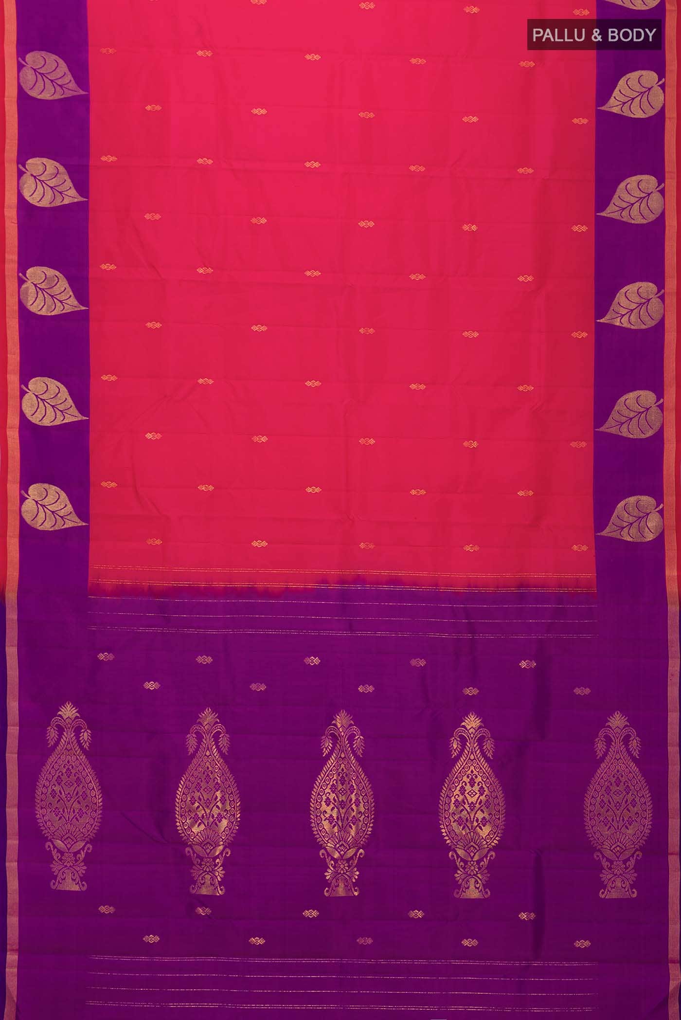 Pink Kanchipuram Silk Saree