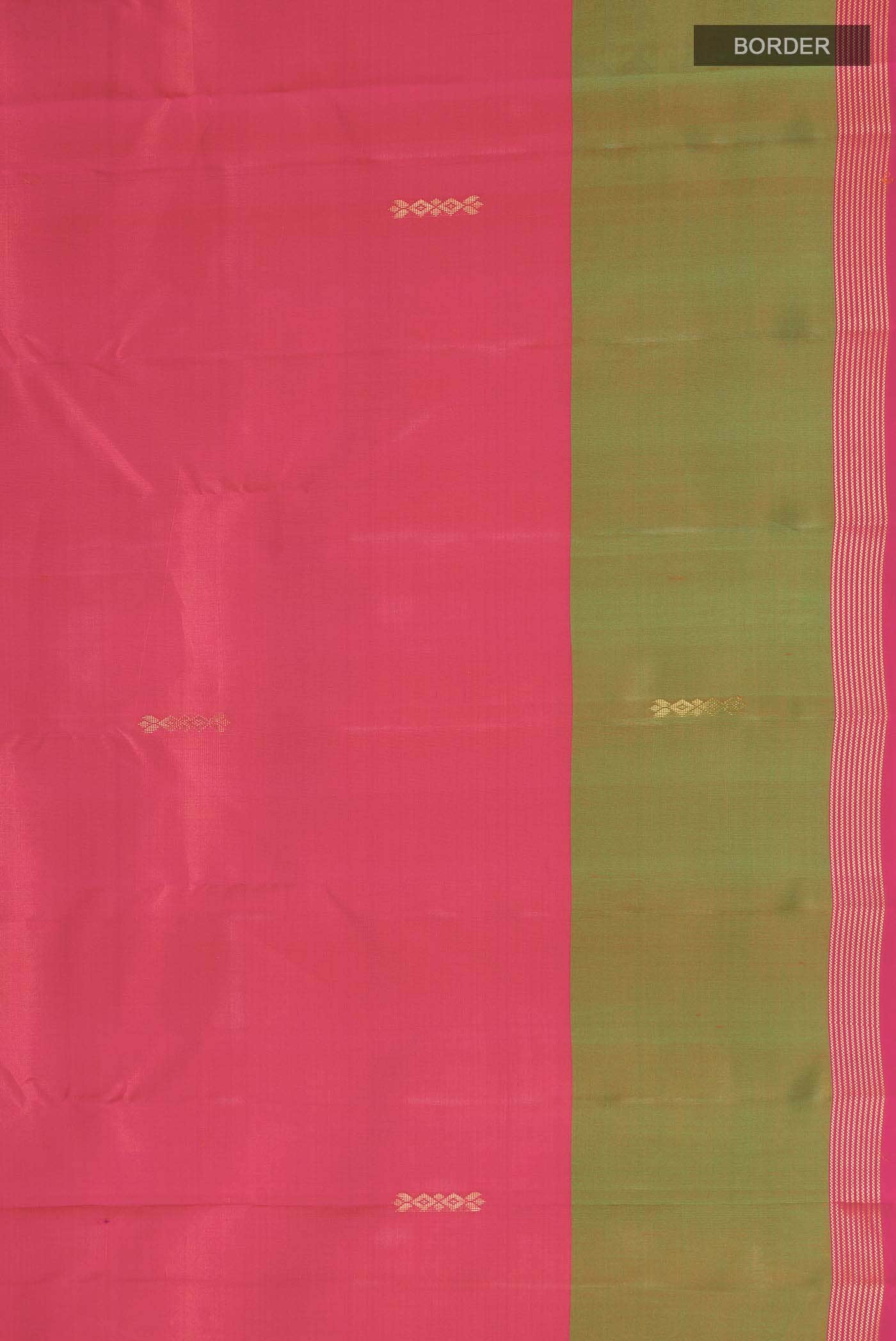 Orange Kanchipuram Silk Saree