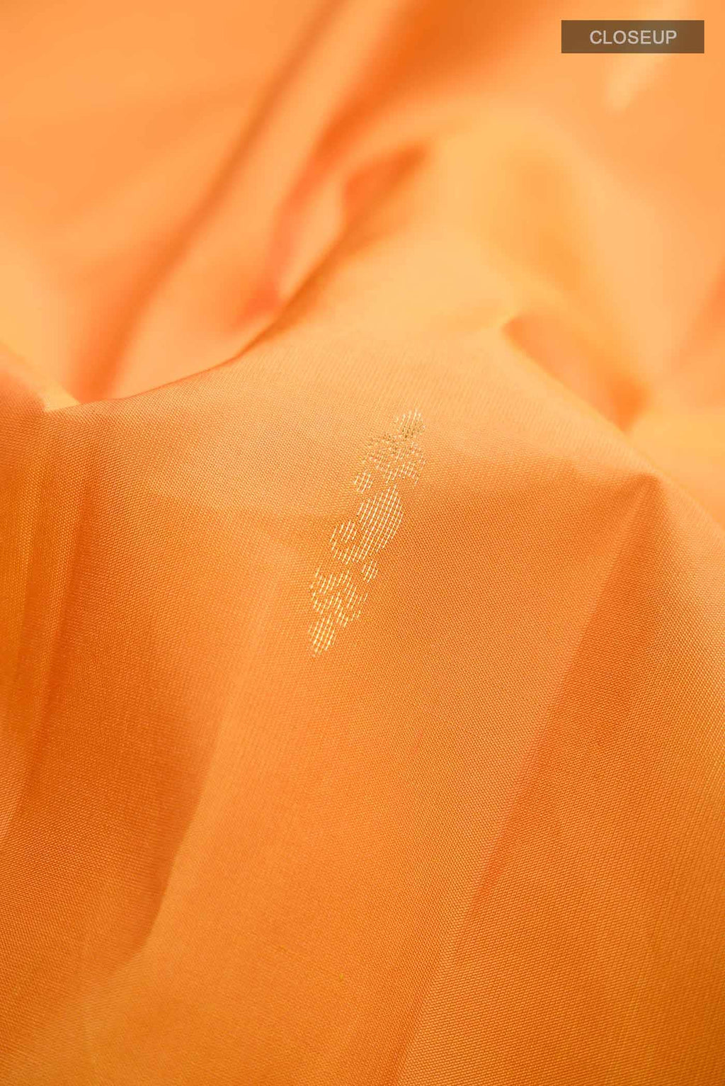 Orange Kanchipuram Silk Saree