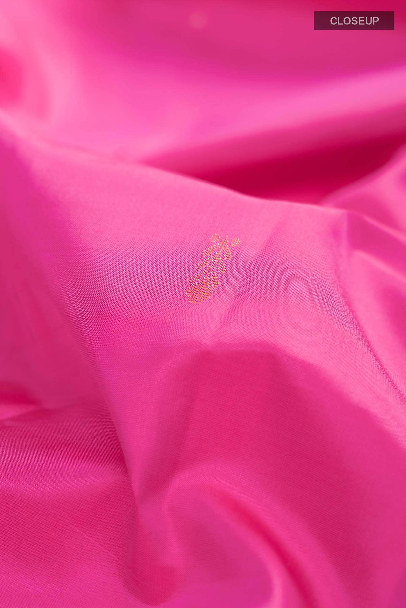 Pink Kanchipuram Silk Saree