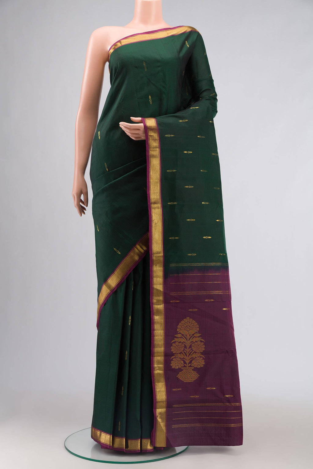 Green Kanchipuram Silk Saree