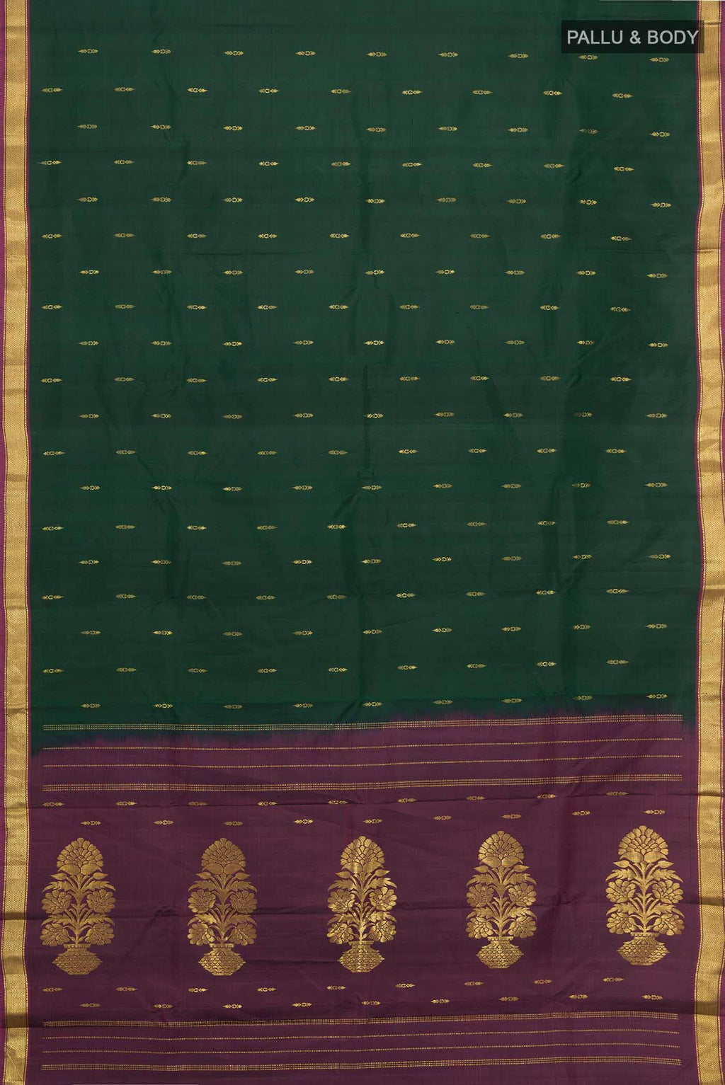 Green Kanchipuram Silk Saree