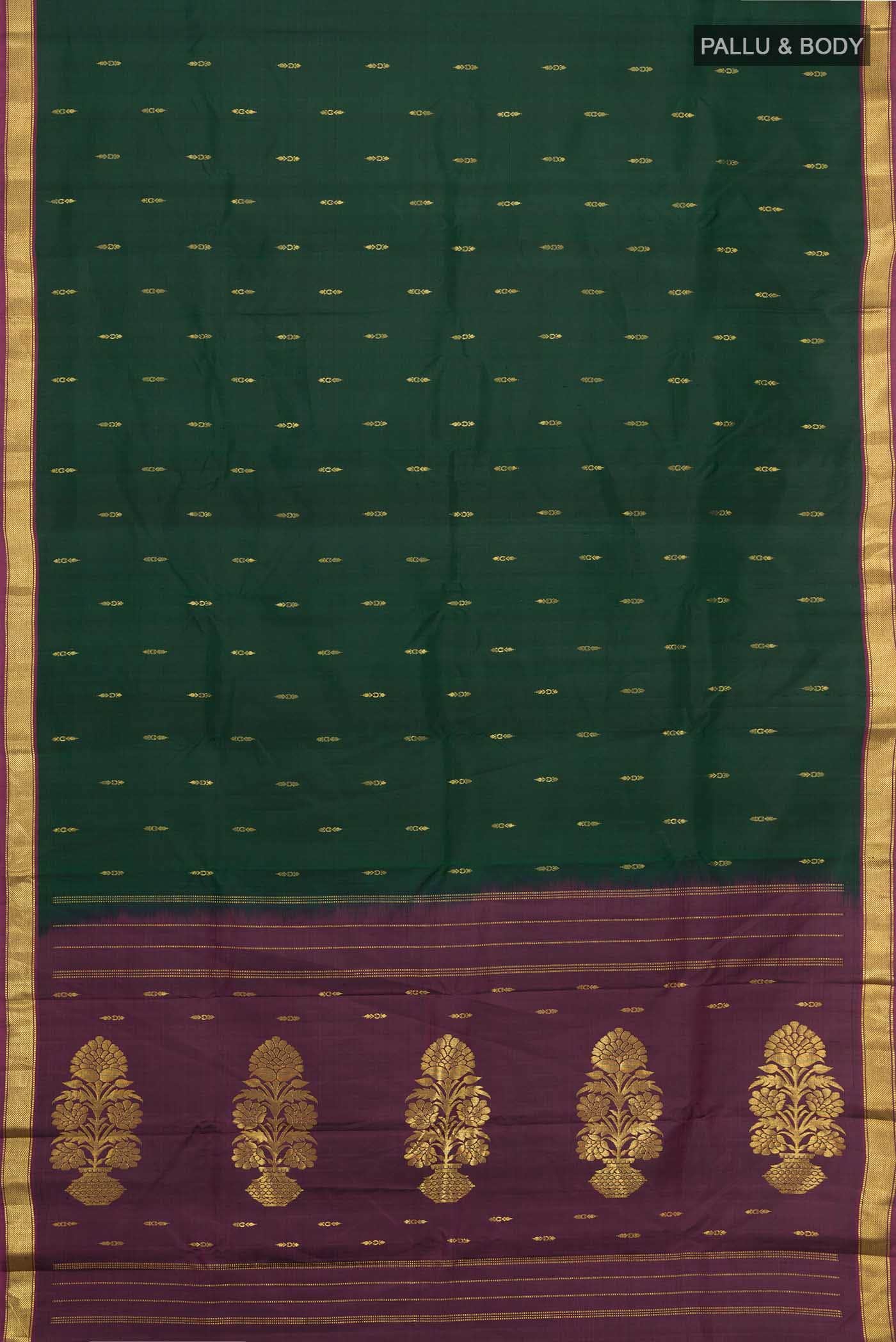 Green Kanchipuram Silk Saree