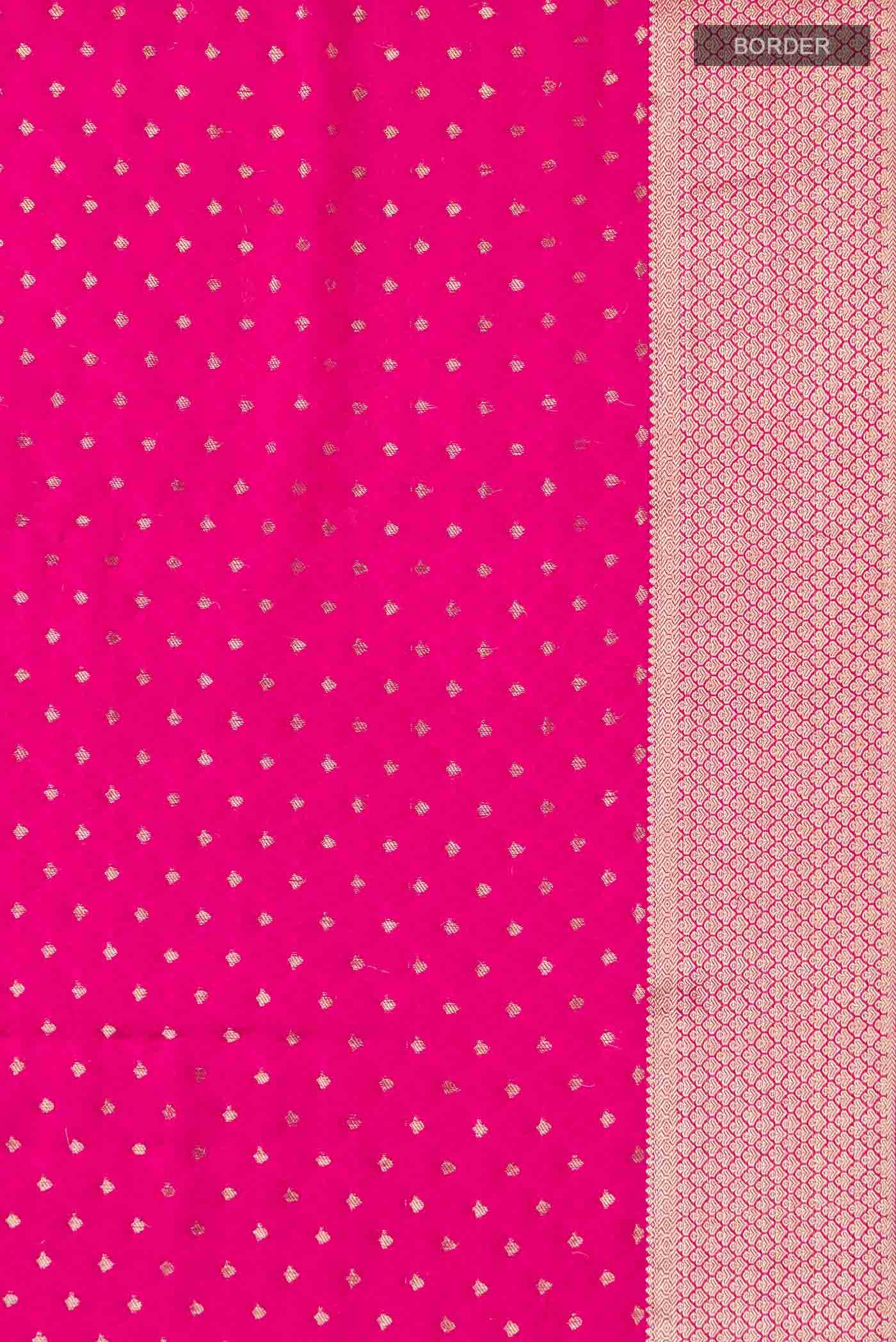 Pink Mysore Crepe Saree