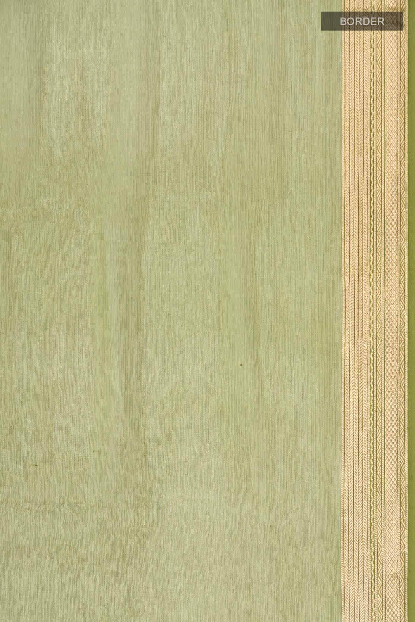 Green Mysore Chiffon Saree