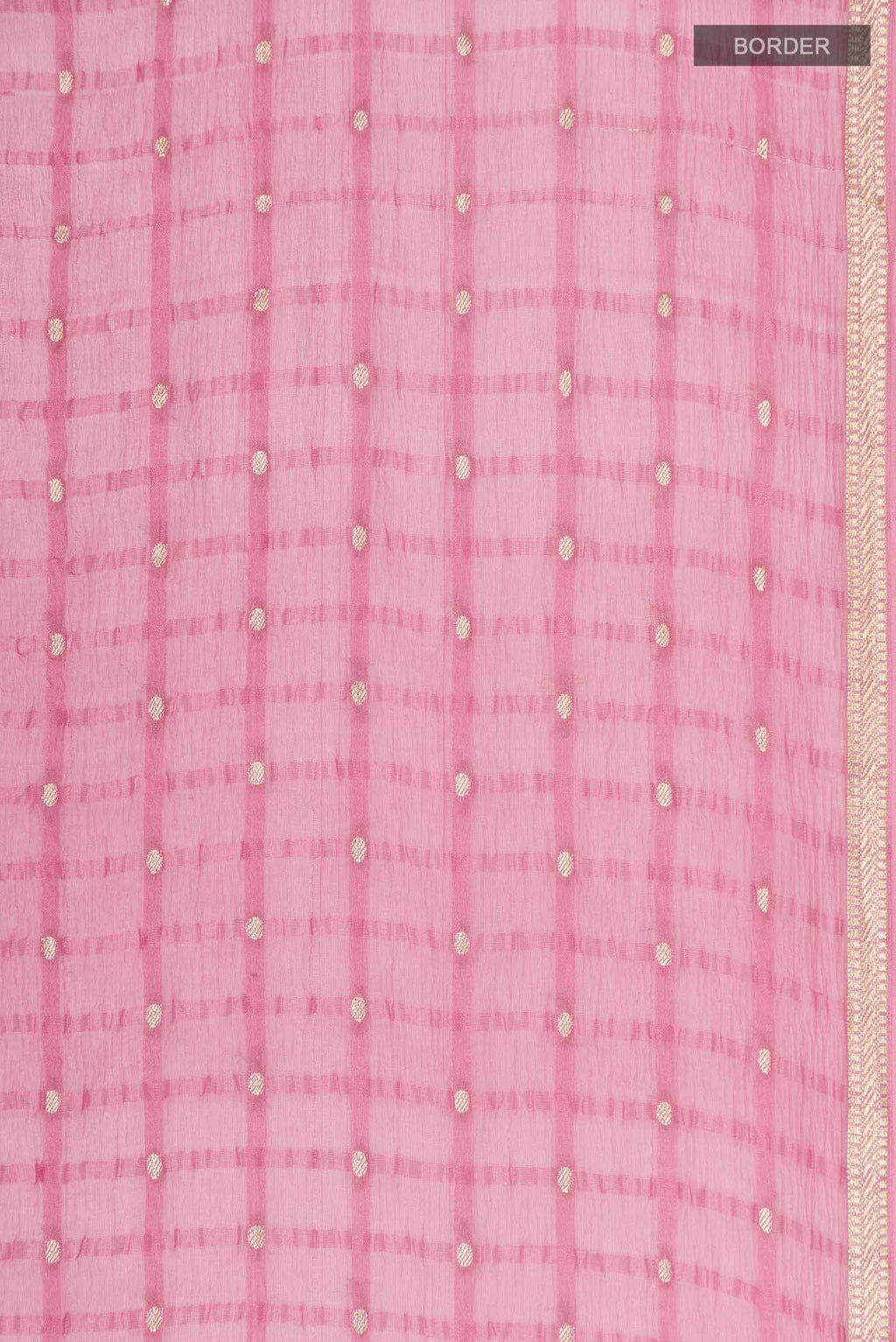 Pink Mysore Chiffon Saree