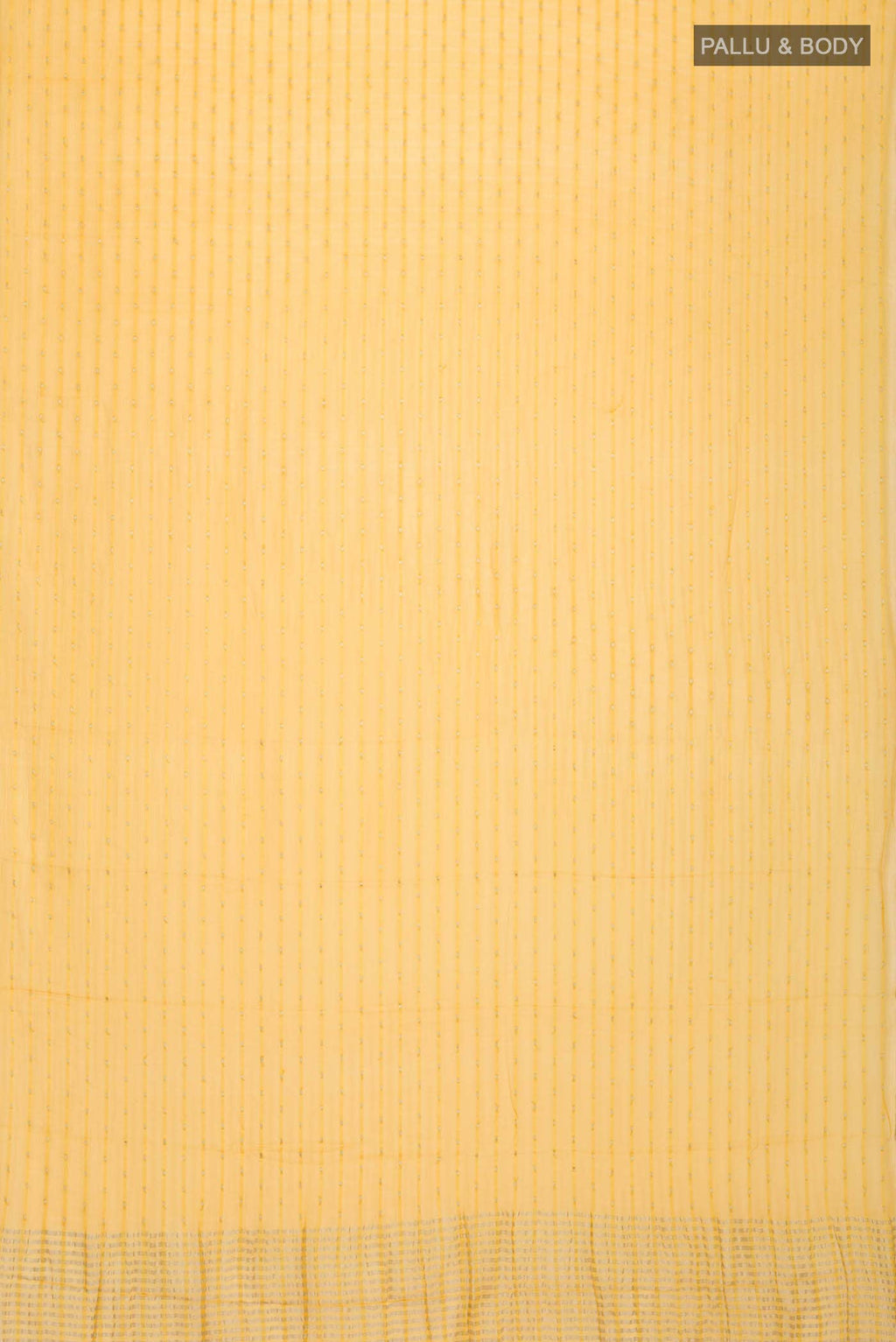 Yellow Mysore Chiffon Saree