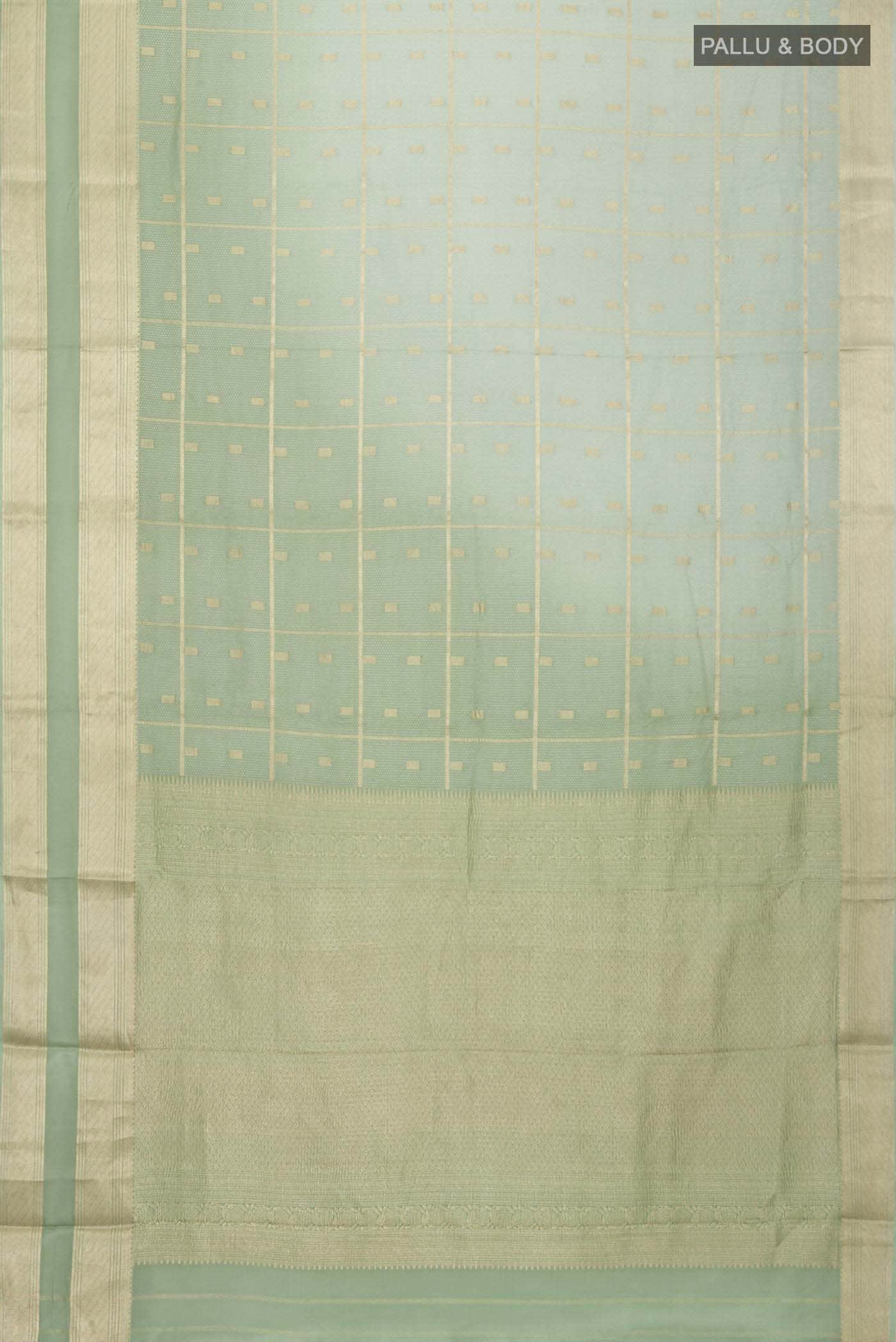 Pista Green Mysore Crepe Saree