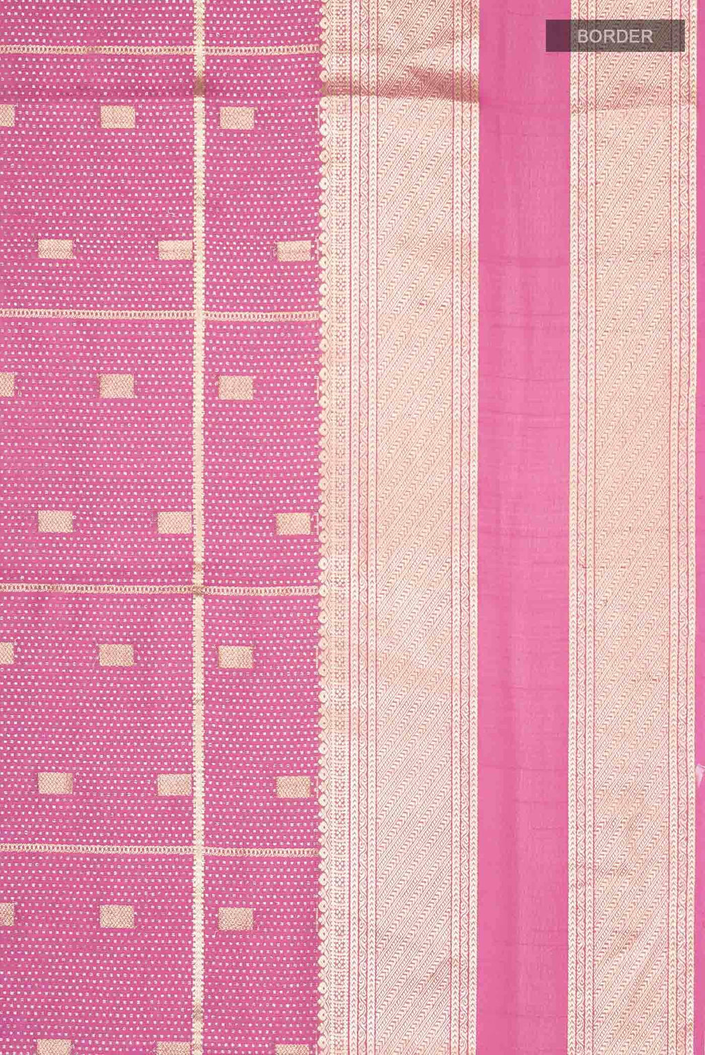 Pink Mysore Crepe Saree
