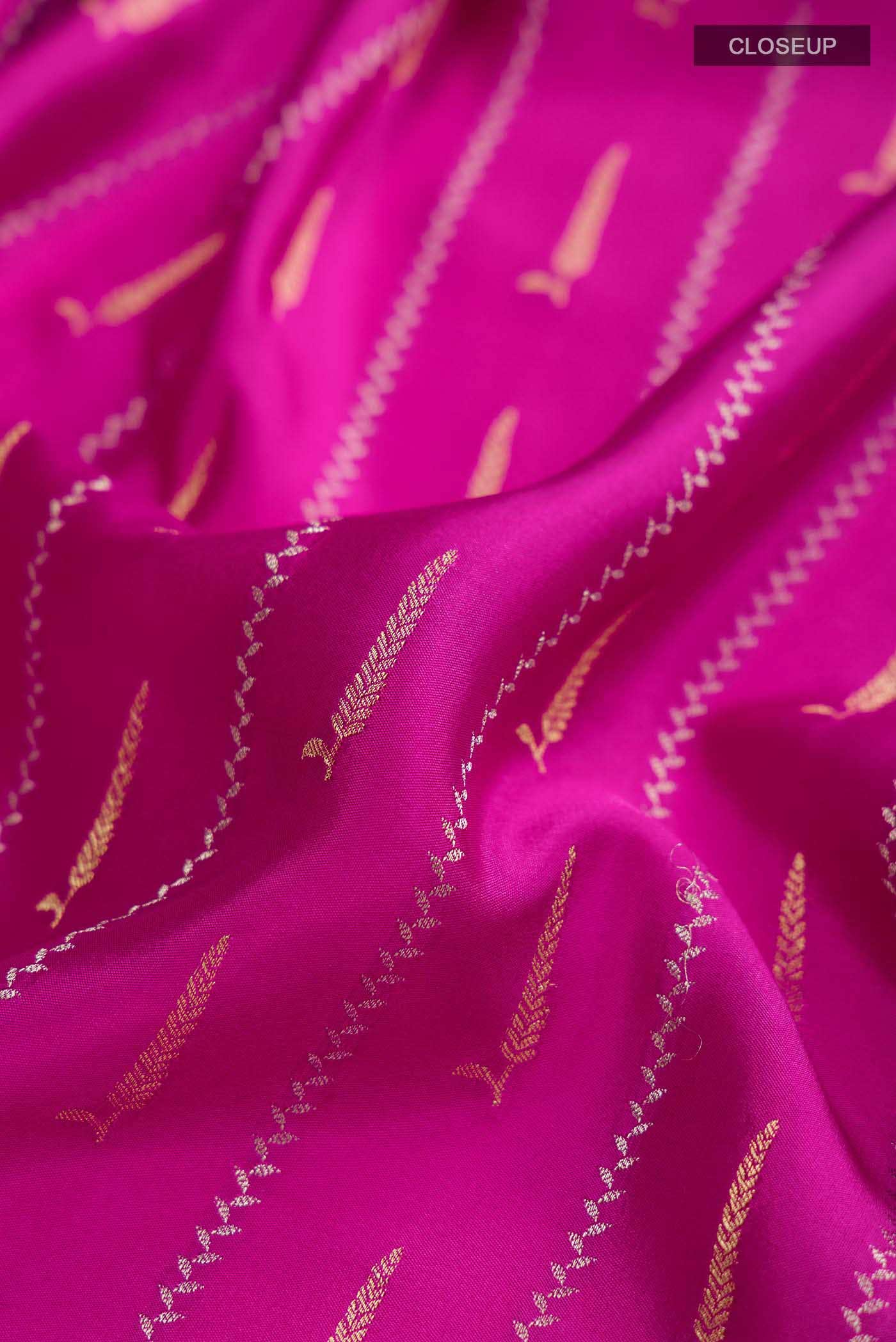 Pink Mysore Crepe Saree