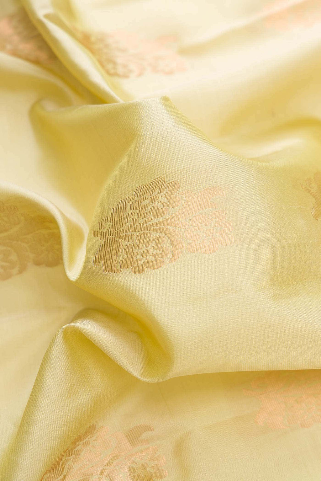 Pista Green Dual Tone Soft Silk Saree