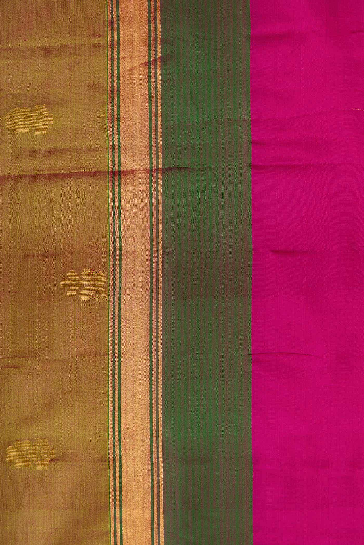 Mehandi Green Dual Tone Soft Silk Saree