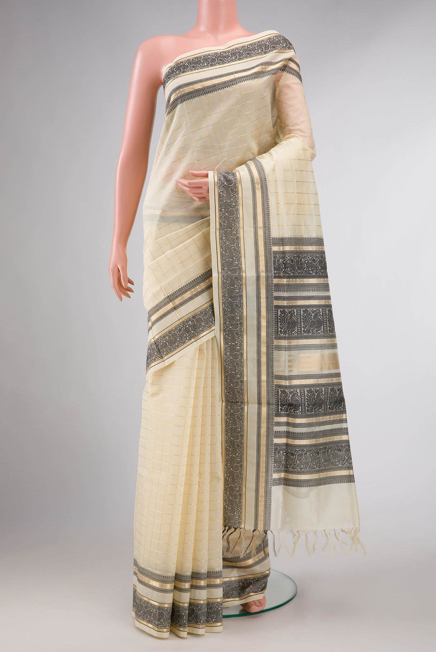 Sandal Silk Cotton Saree
