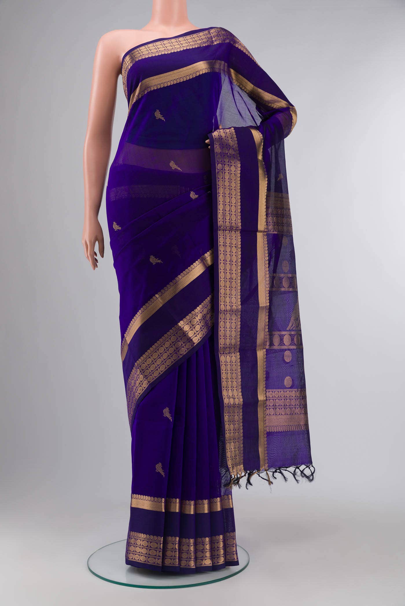 Black Silk Cotton Saree