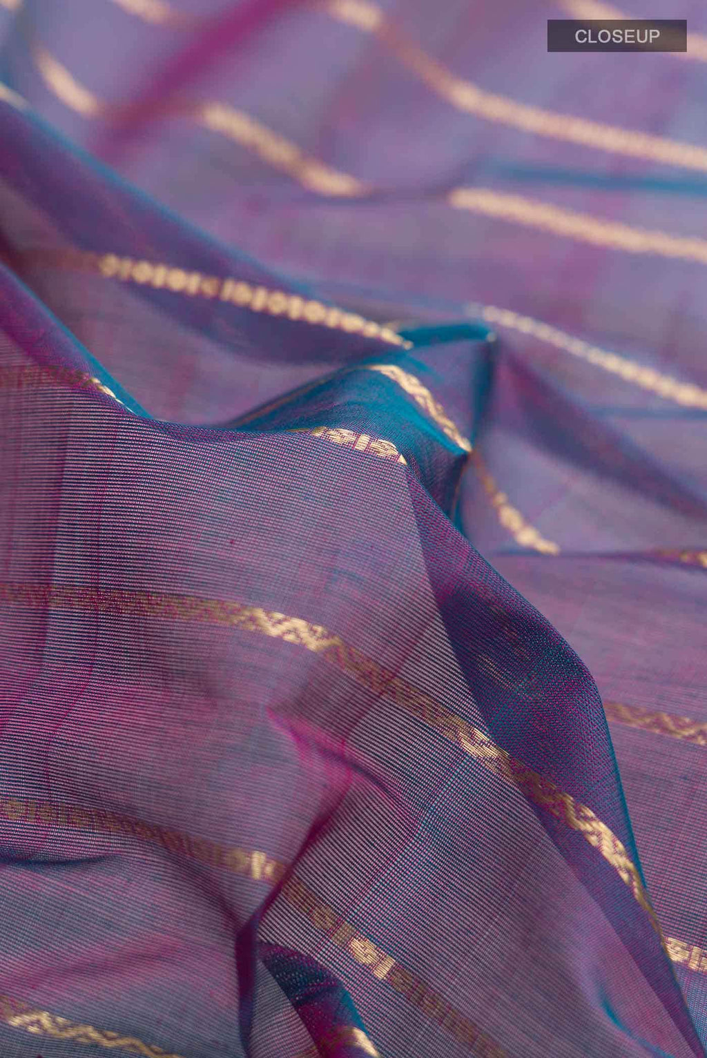 Blue Silk Cotton Saree