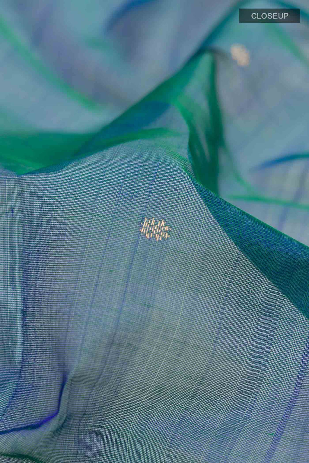 Blue Silk Cotton Saree