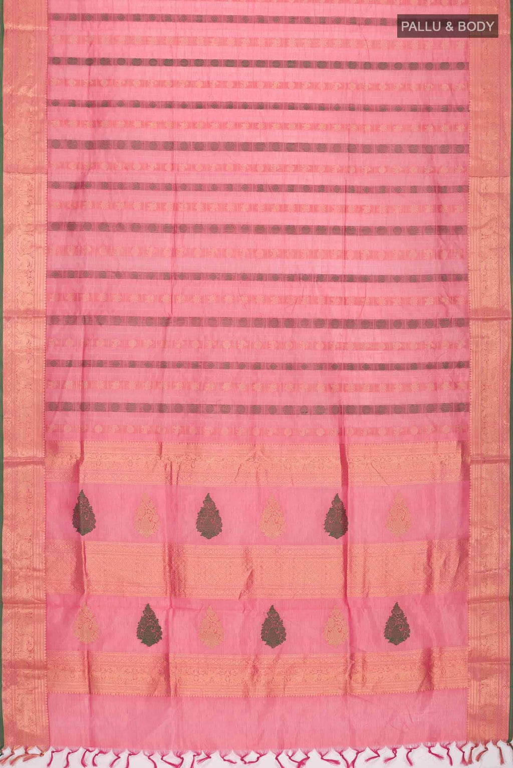 Pink Silk Cotton Saree