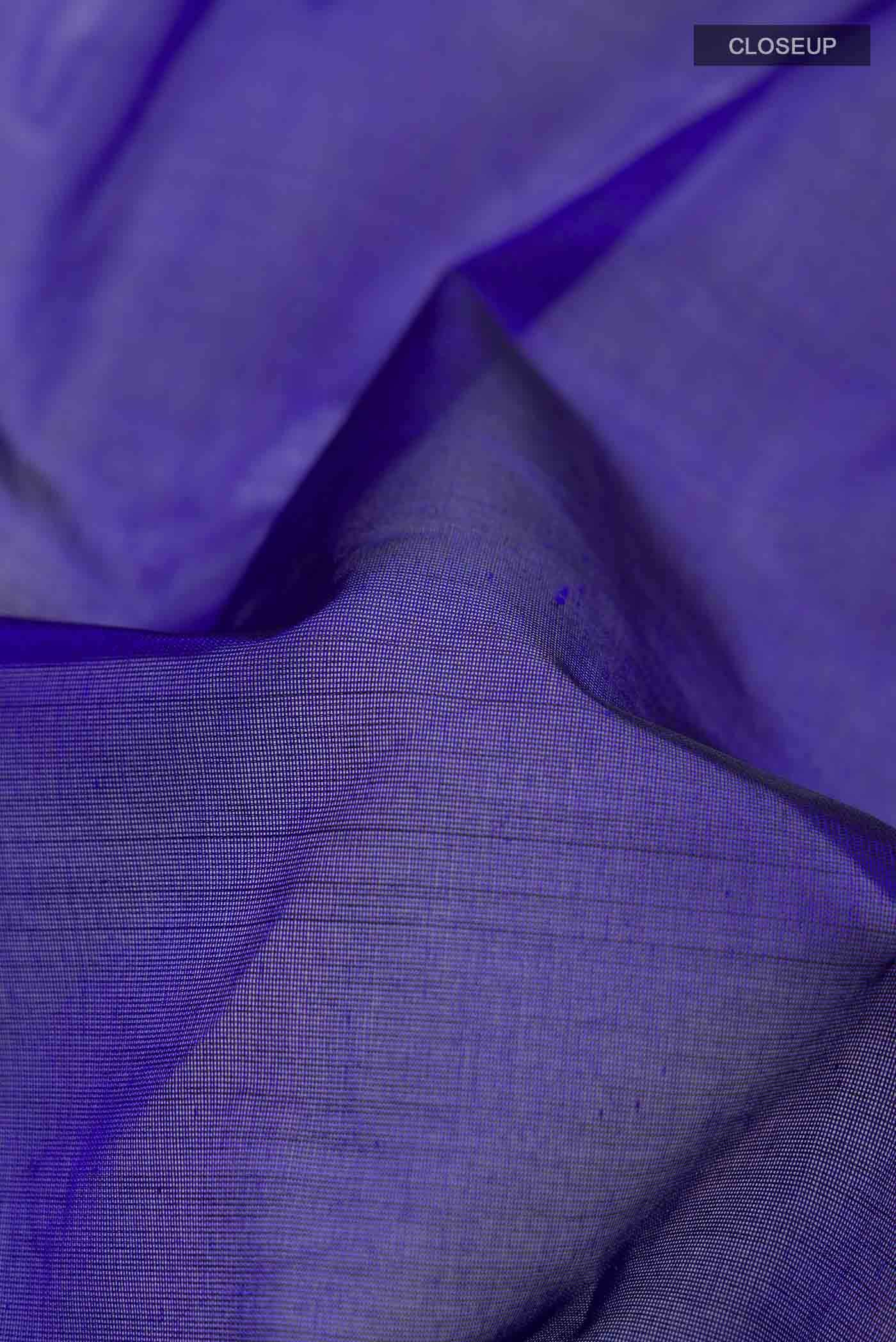 Blue Silk Cotton Saree