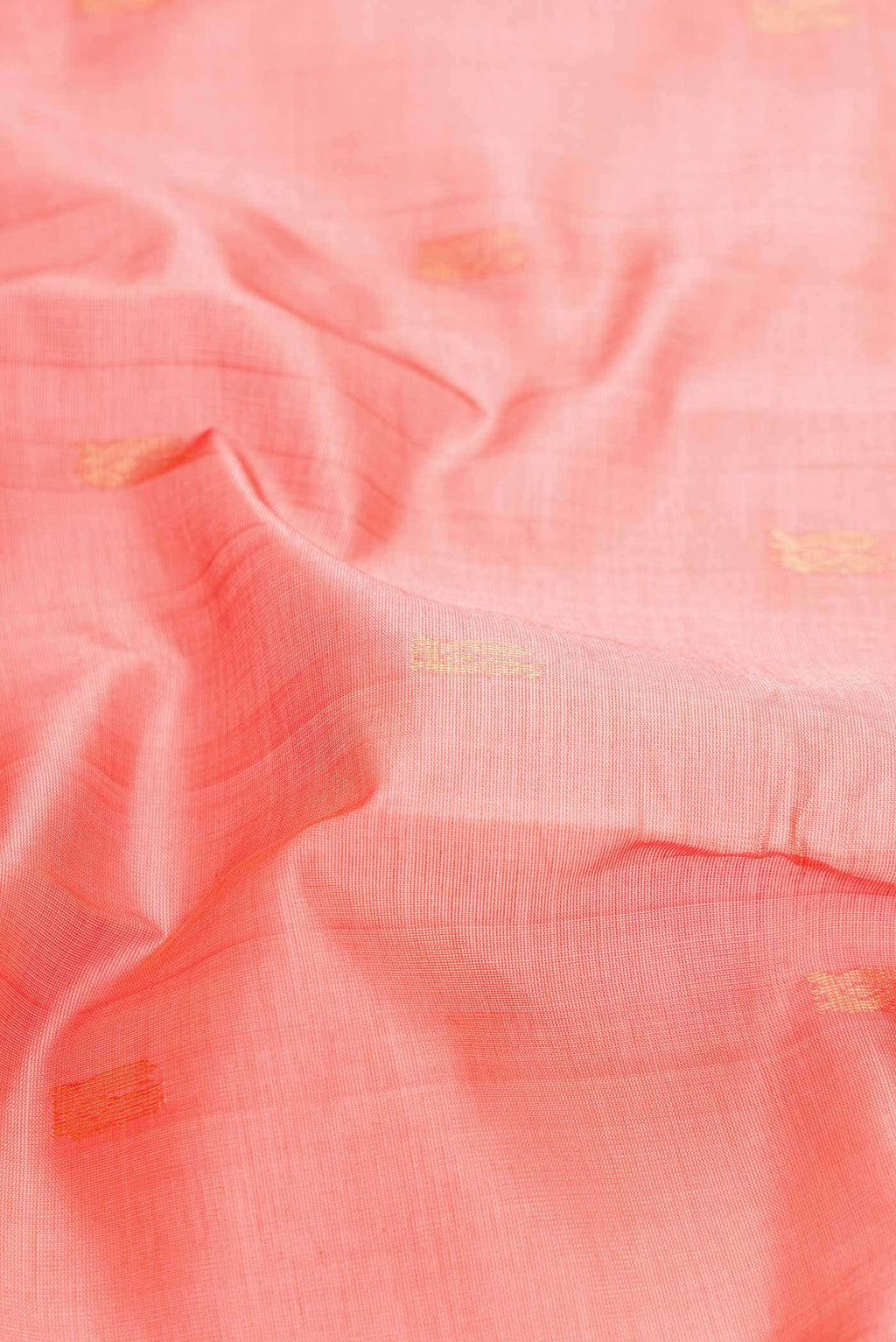 Coral Dual Tone Silk Cotton Saree