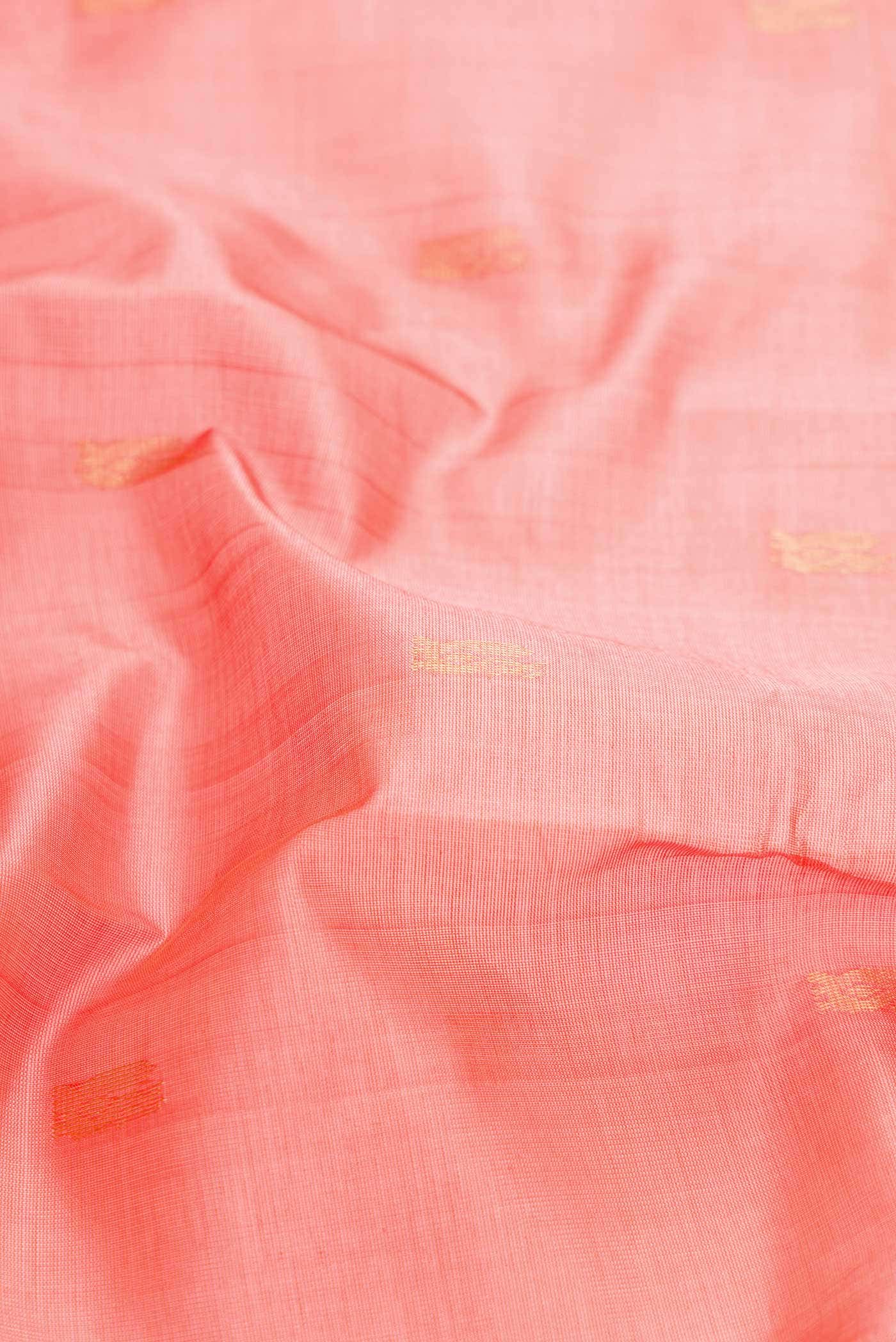 Coral Dual Tone Silk Cotton Saree