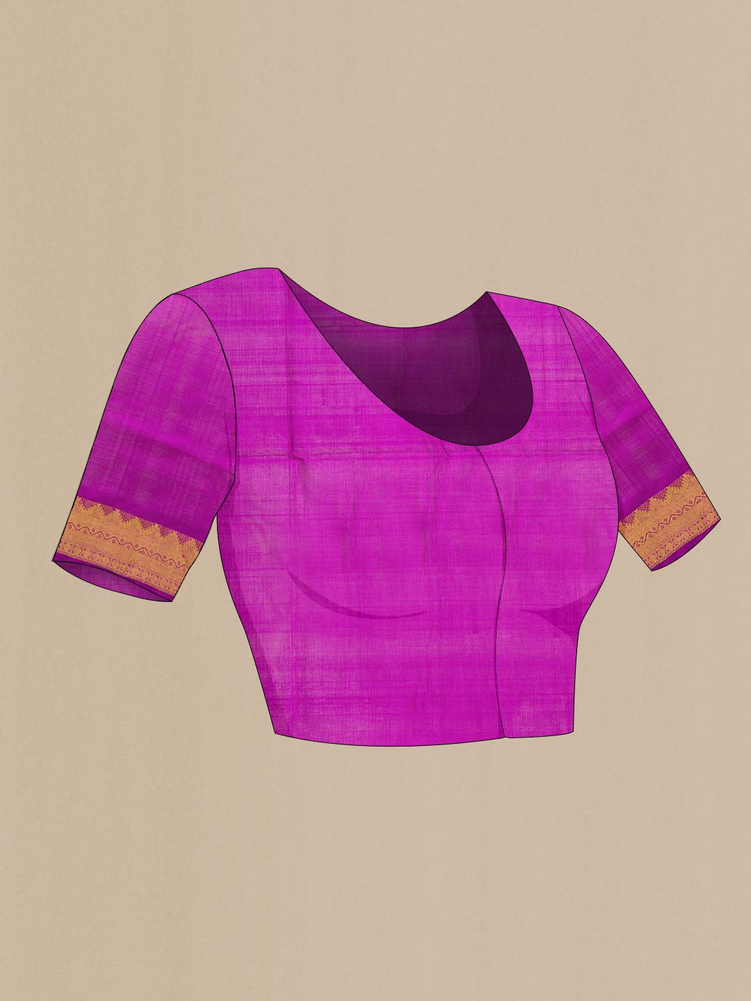 Parrot Green and Purple Dual Tone Silk Cotton Saree