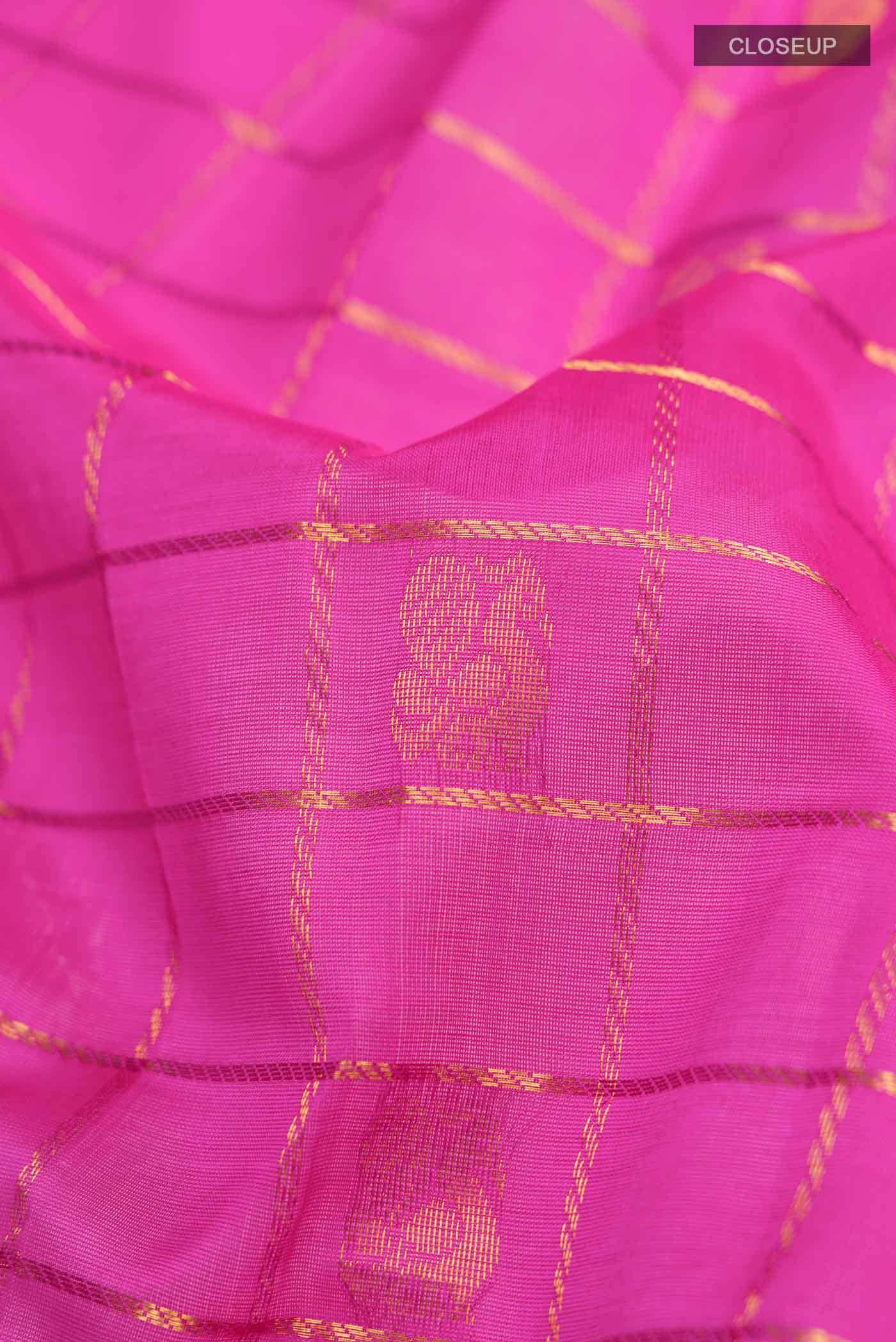 Pink Silk Cotton Saree
