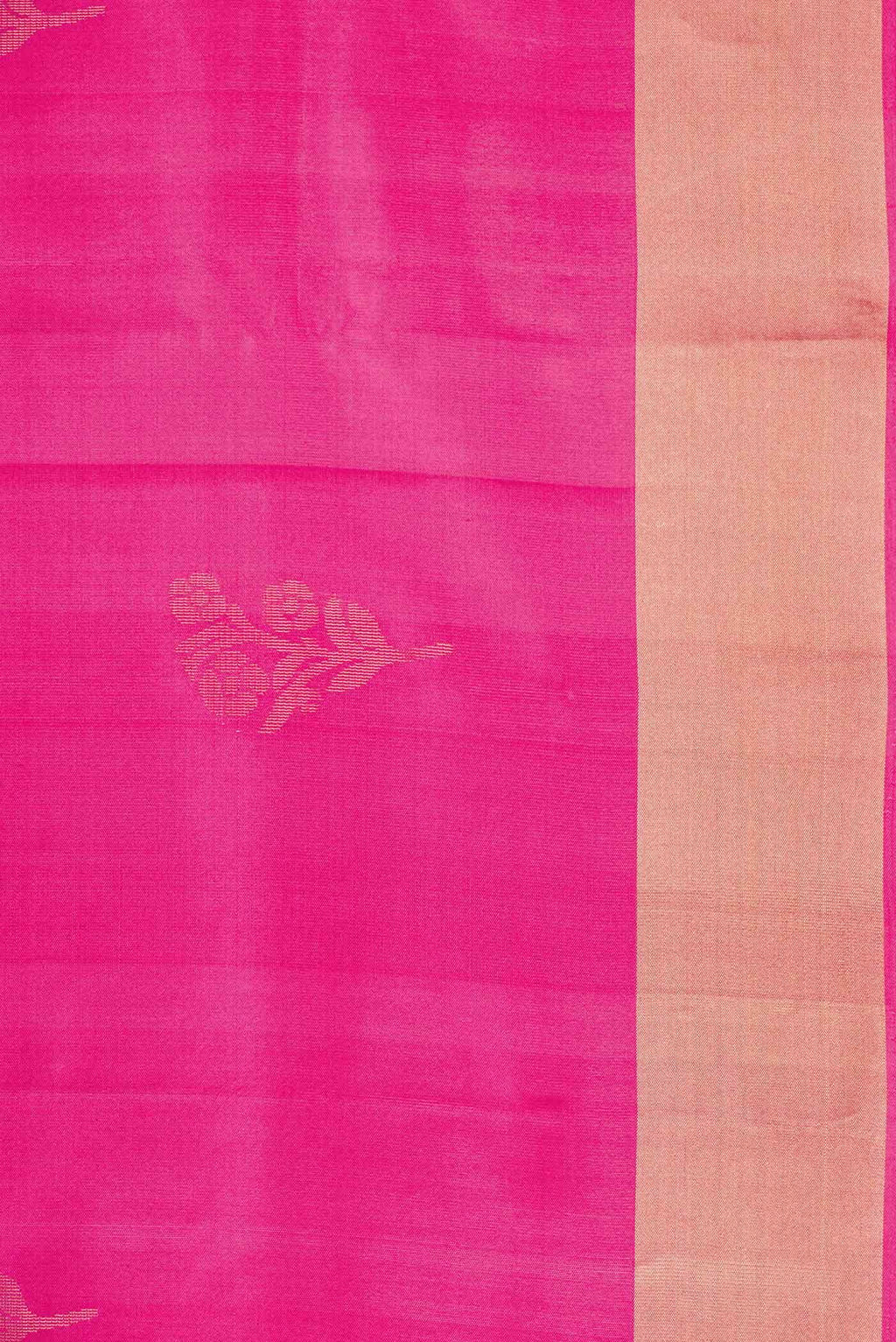 Pink Dual Tone Soft Silk Saree