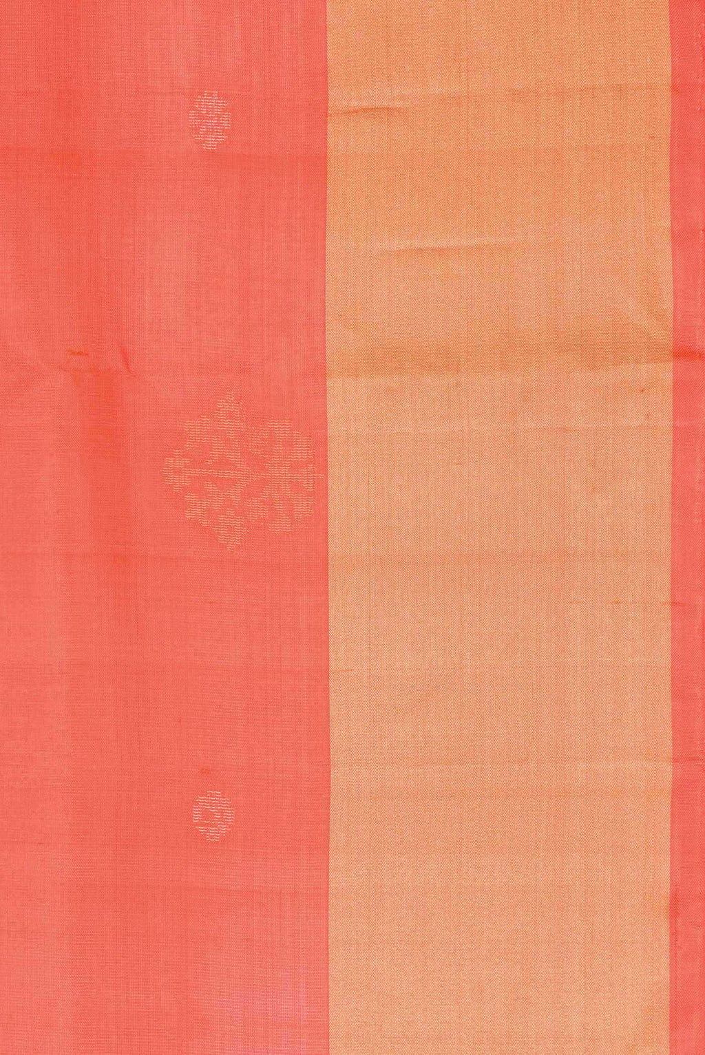 Peach Dual Tone Soft Silk Saree