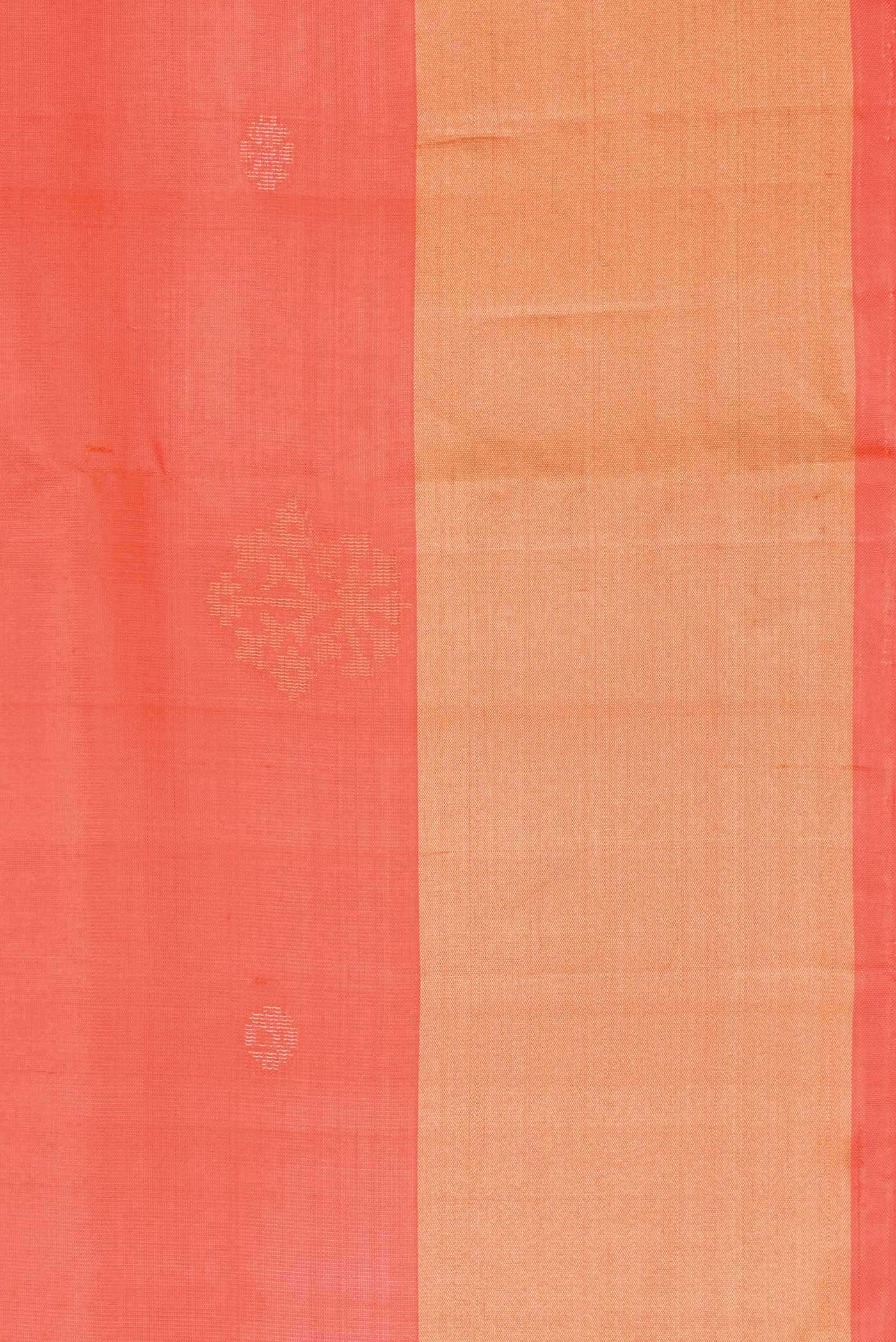 Peach Dual Tone Soft Silk Saree