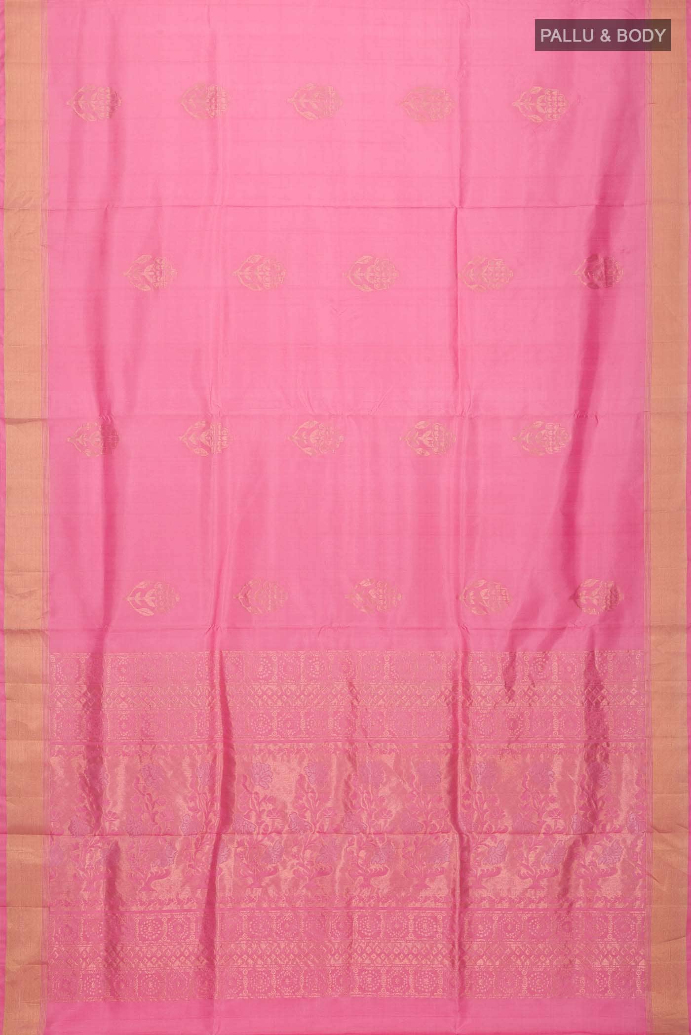 Pink Soft Silk Saree