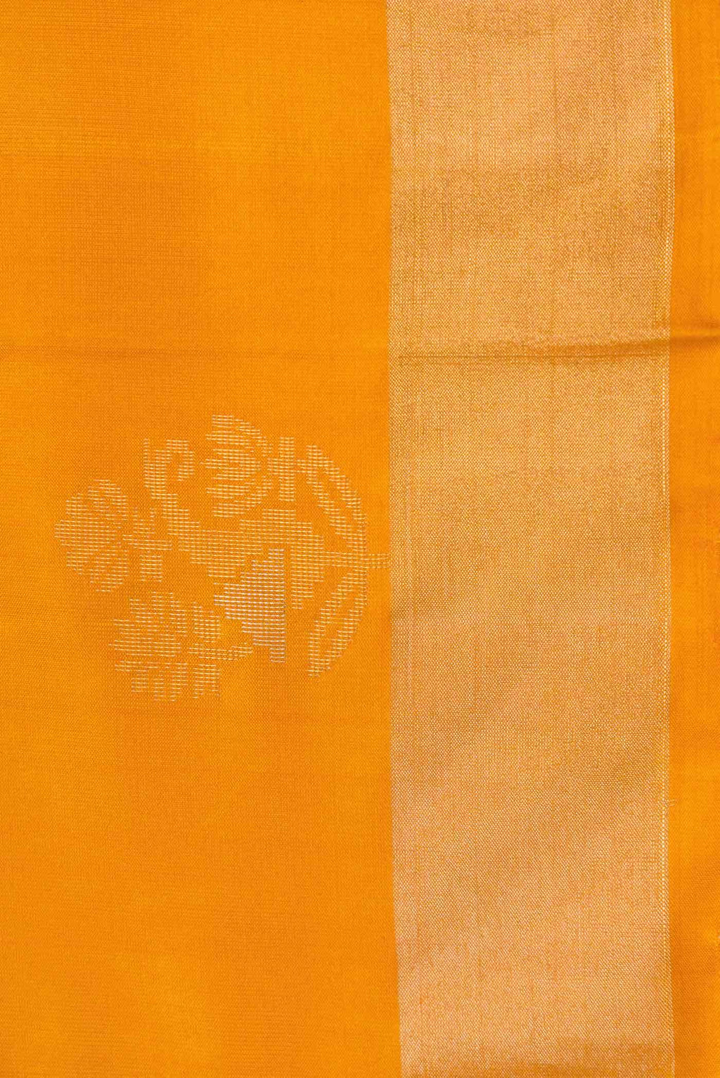 Mustard Dual Tone Soft Silk Saree