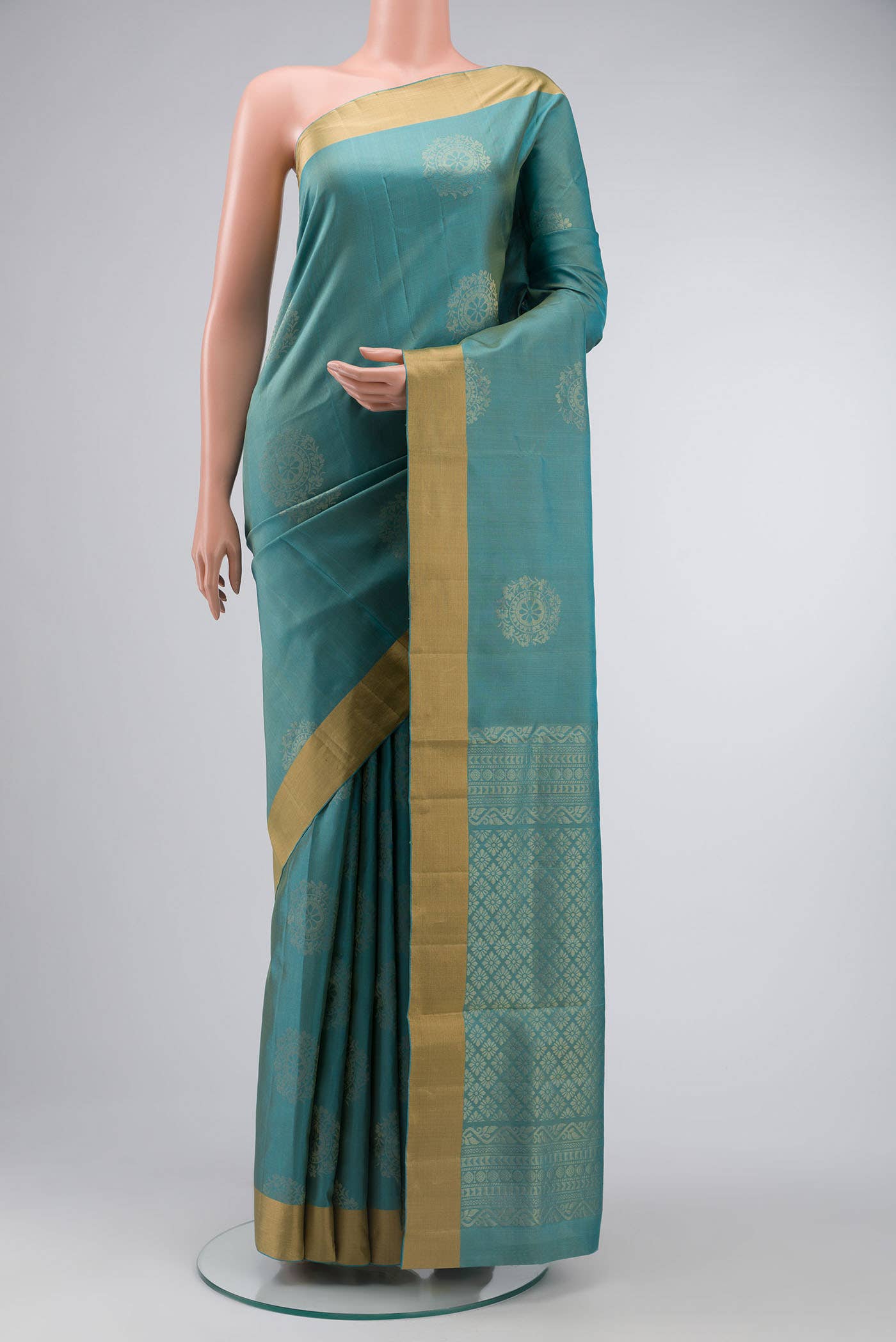Blue Soft Silk Saree