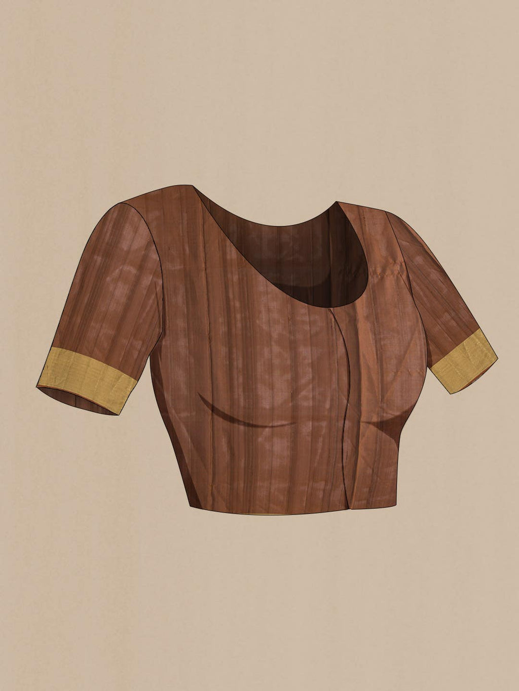 Brown Soft Silk Saree