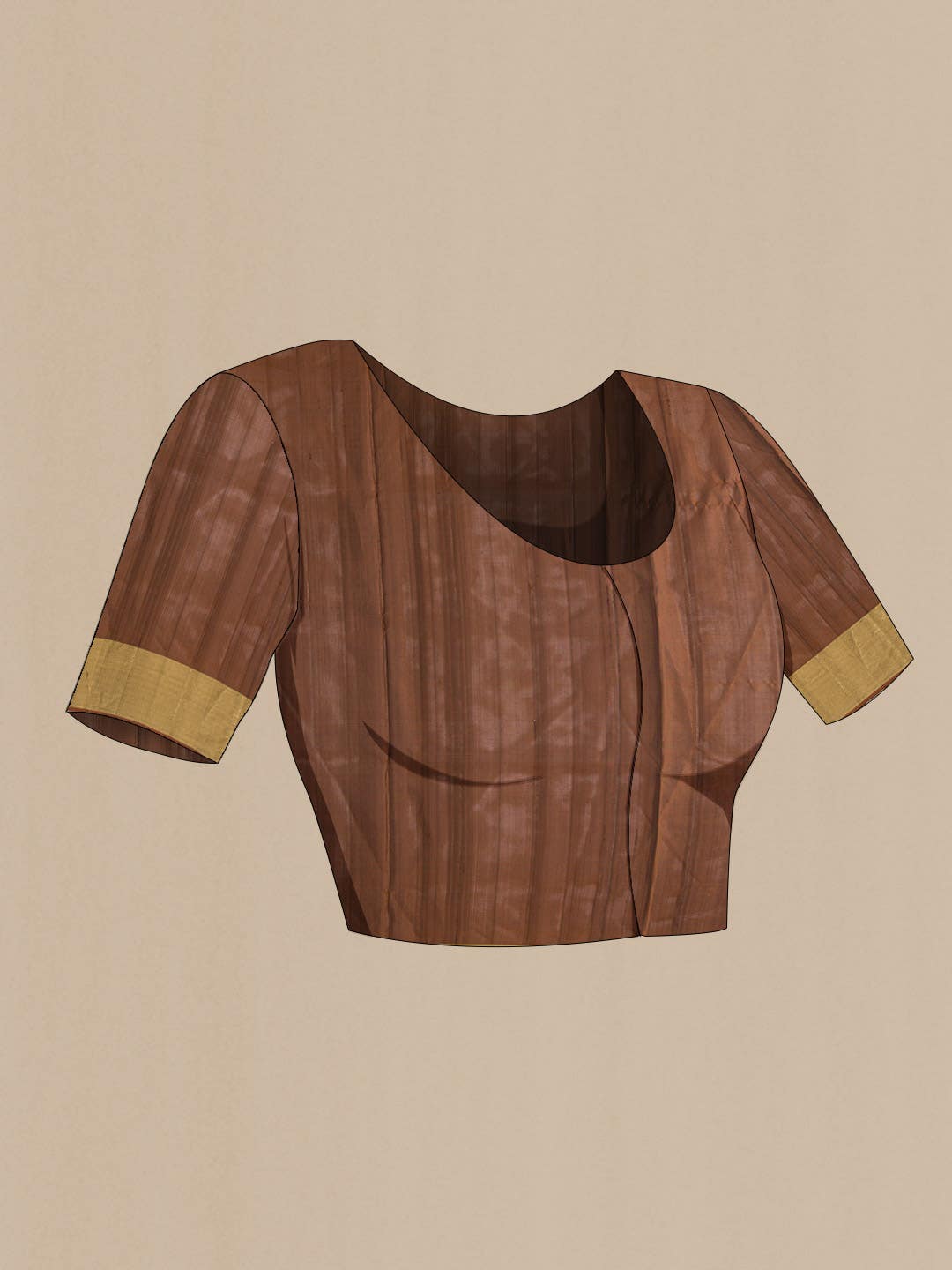 Brown Soft Silk Saree