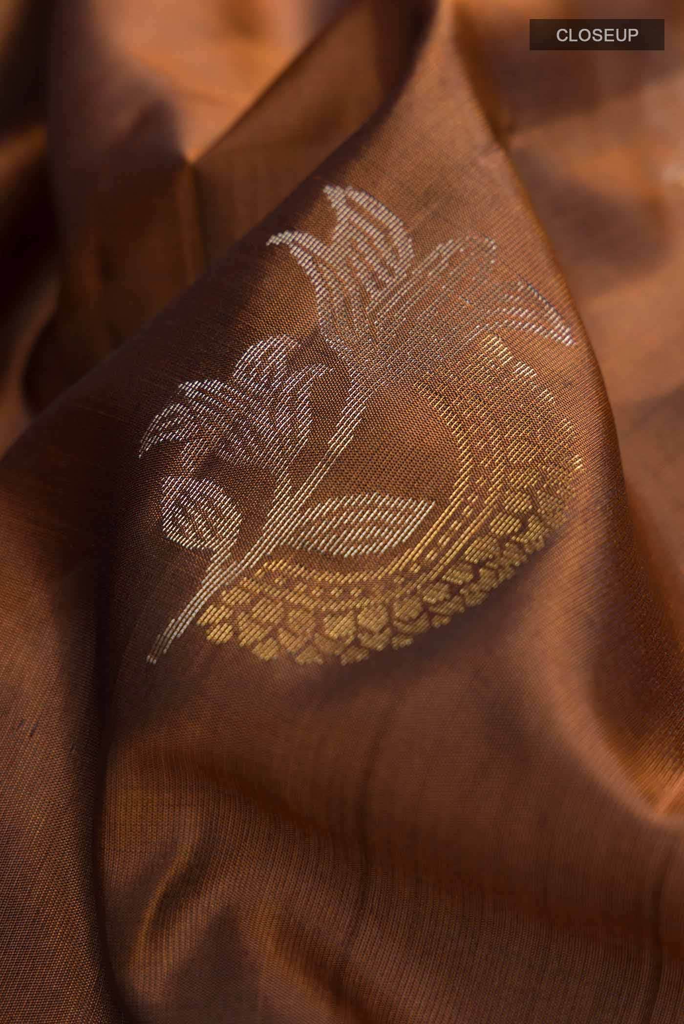 Brown Soft Silk Saree