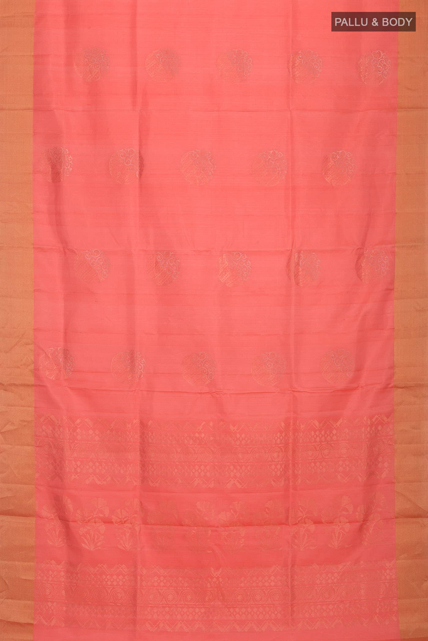 Orange Soft Silk Saree
