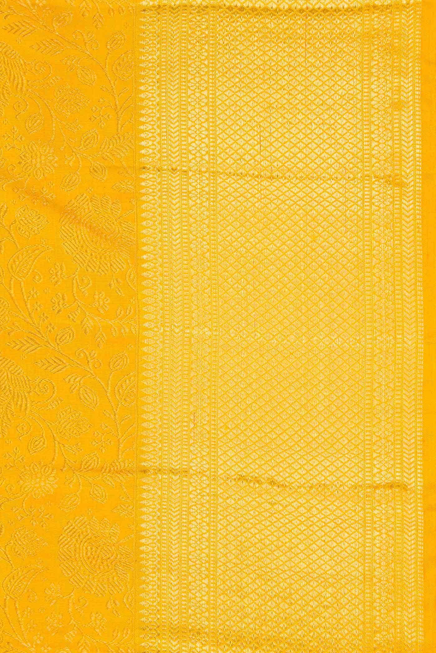 Gold Dual Tone Kanchipuram Silk Saree