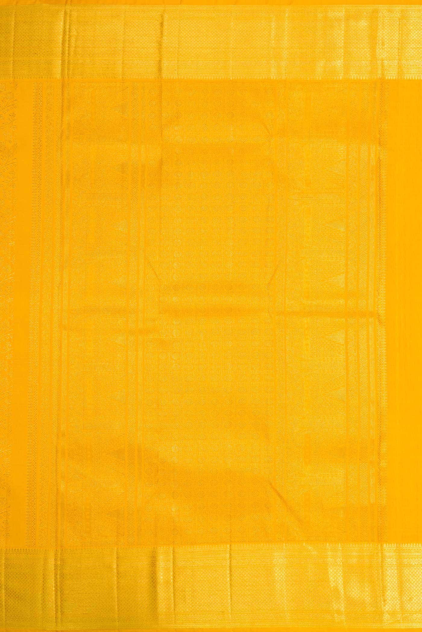 Gold Dual Tone Kanchipuram Silk Saree