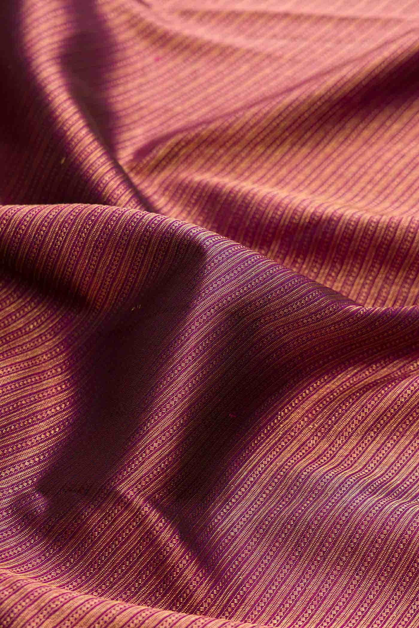 Magenta Dual Tone Kanchipuram Silk Saree