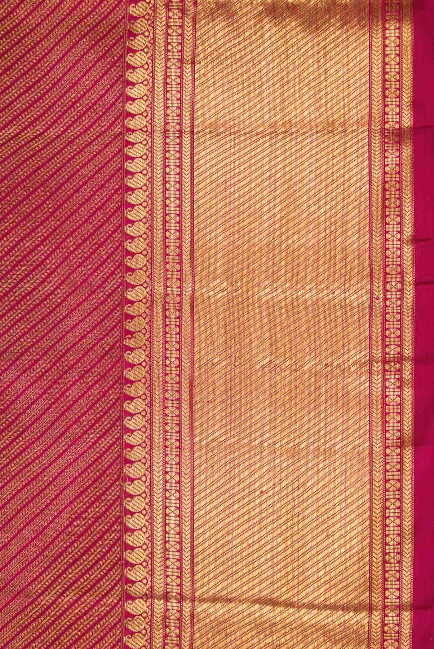 Maroon Dual Tone Kanchipuram Silk Saree