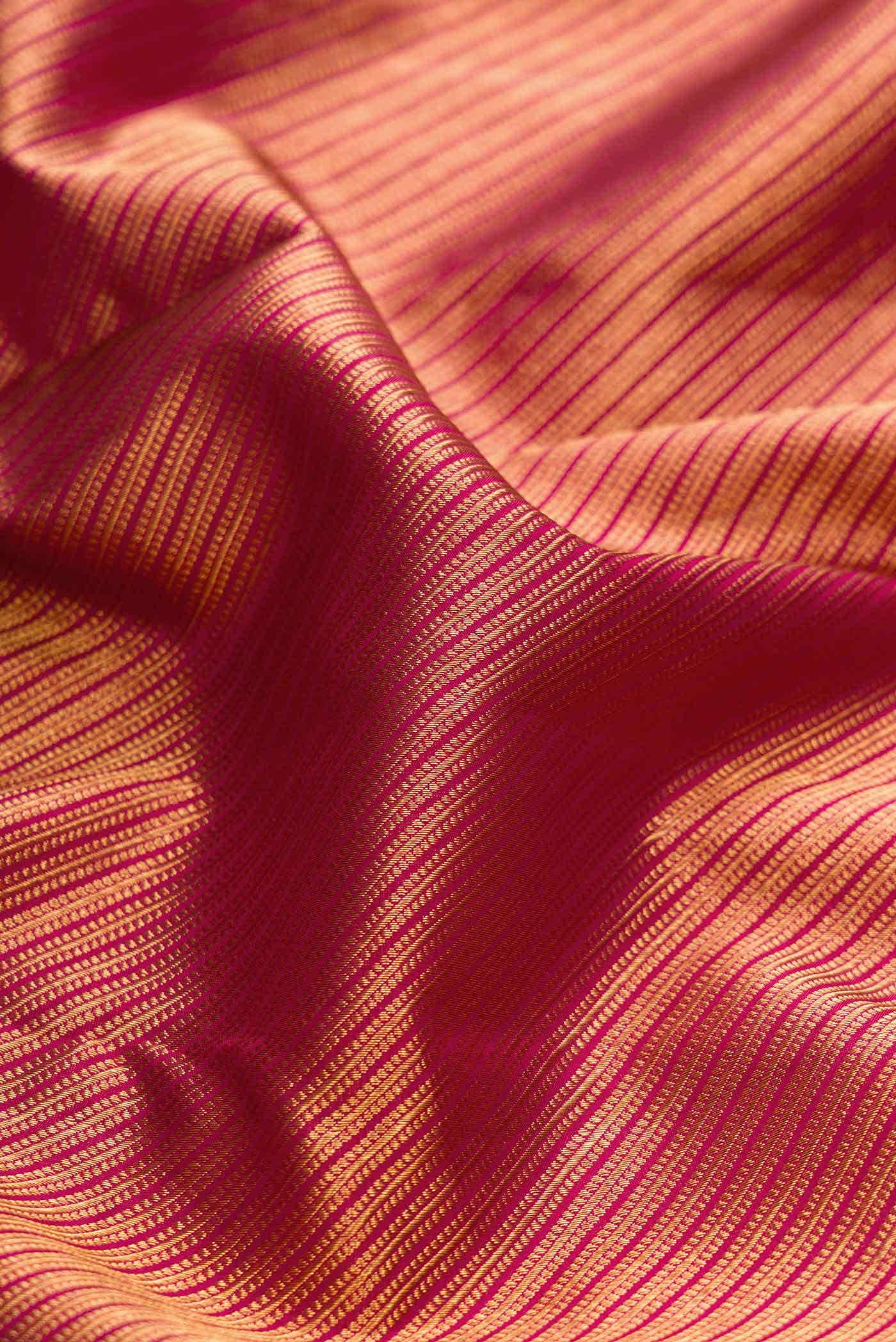 Maroon Dual Tone Kanchipuram Silk Saree